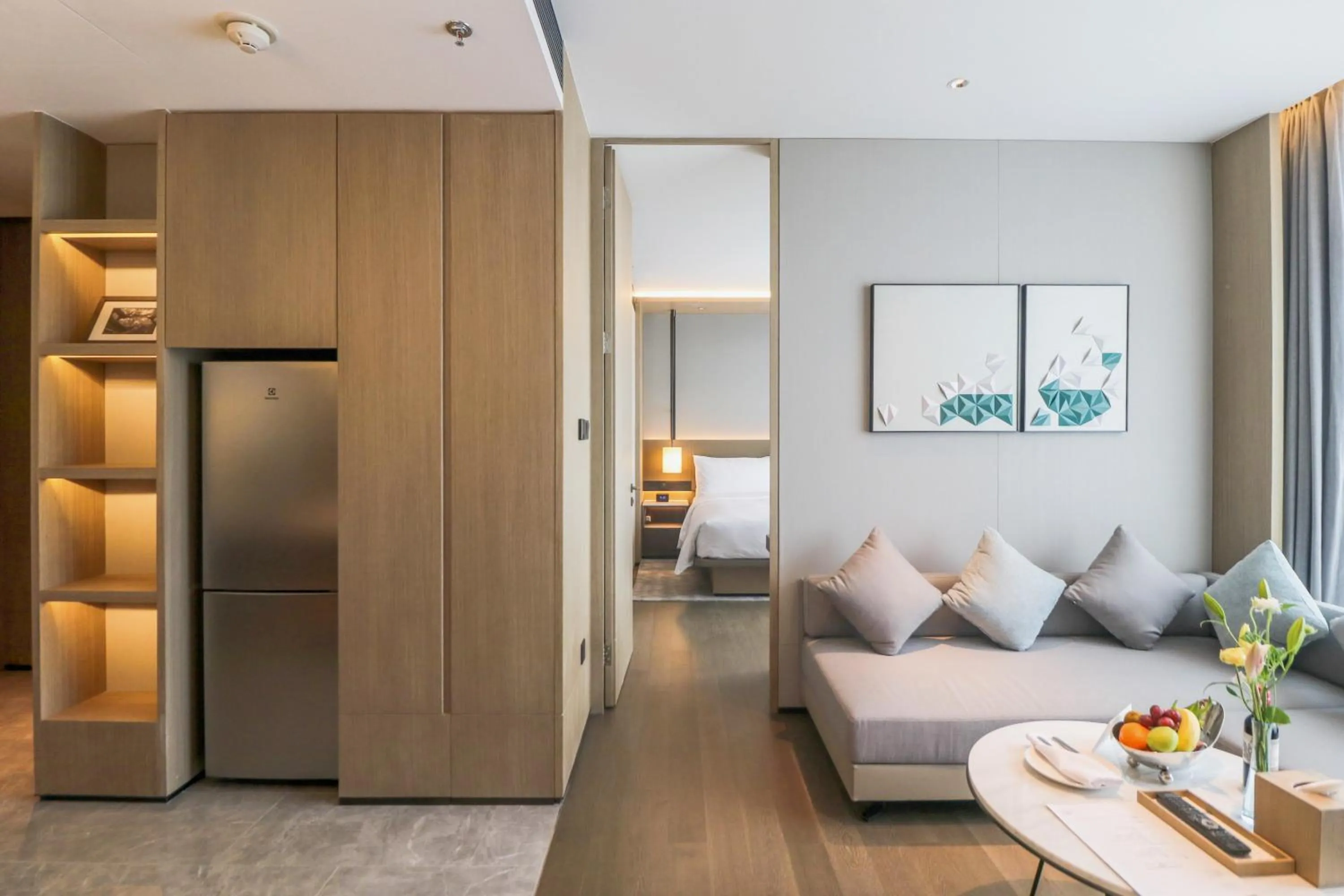 Photo of the whole room in The Meixi Lake, Changsha Marriott Executive Apartments