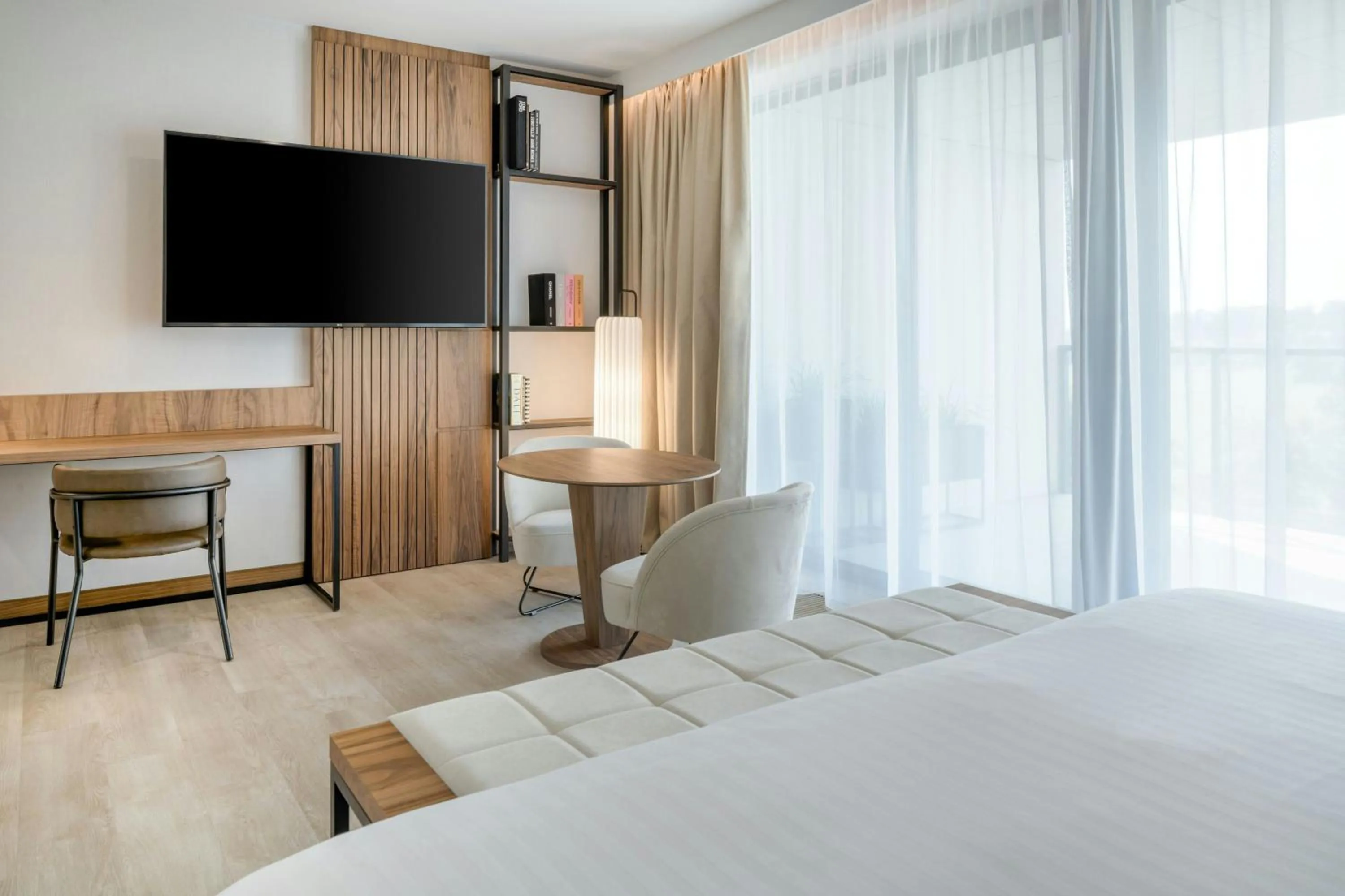 Photo of the whole room, Bed in AC Hotel by Marriott Krakow