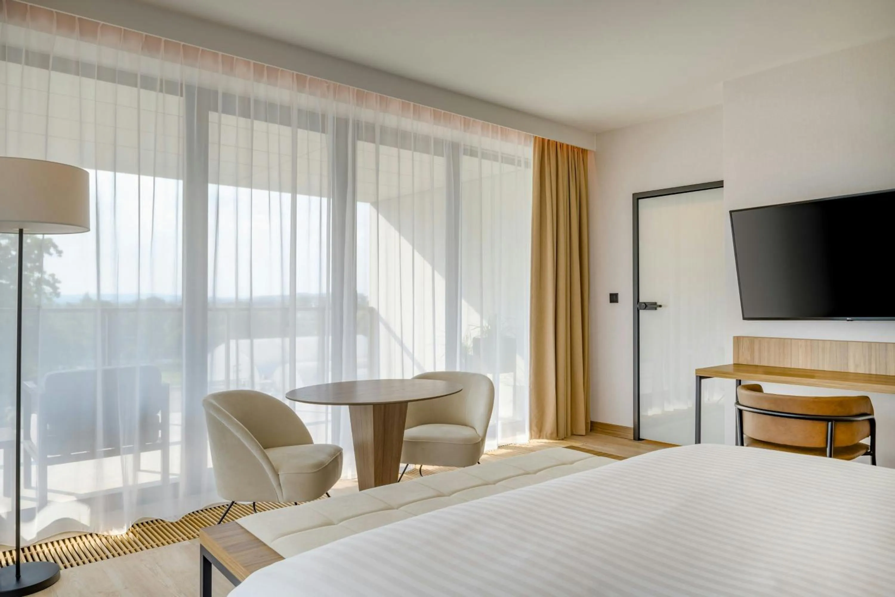 Photo of the whole room, Bed in AC Hotel by Marriott Krakow