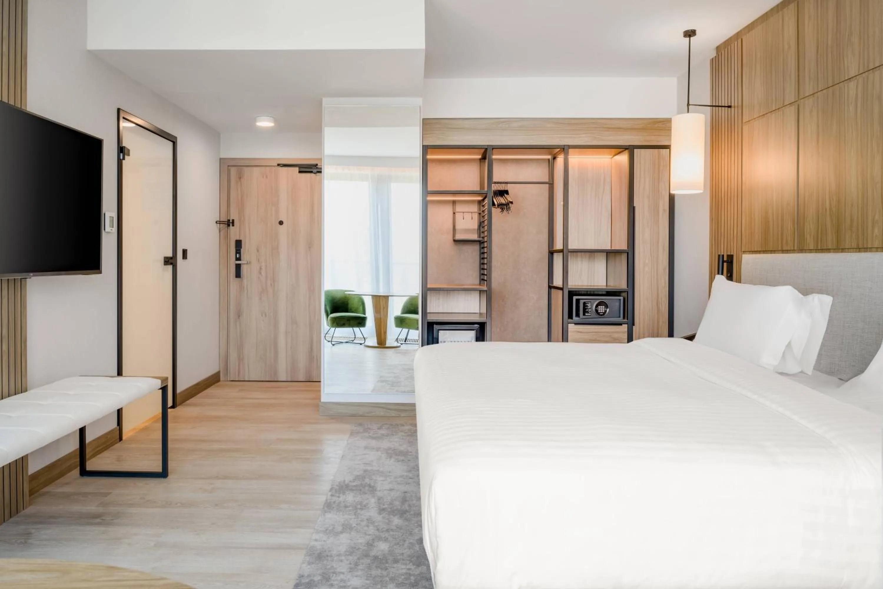 Photo of the whole room, Bed in AC Hotel by Marriott Krakow