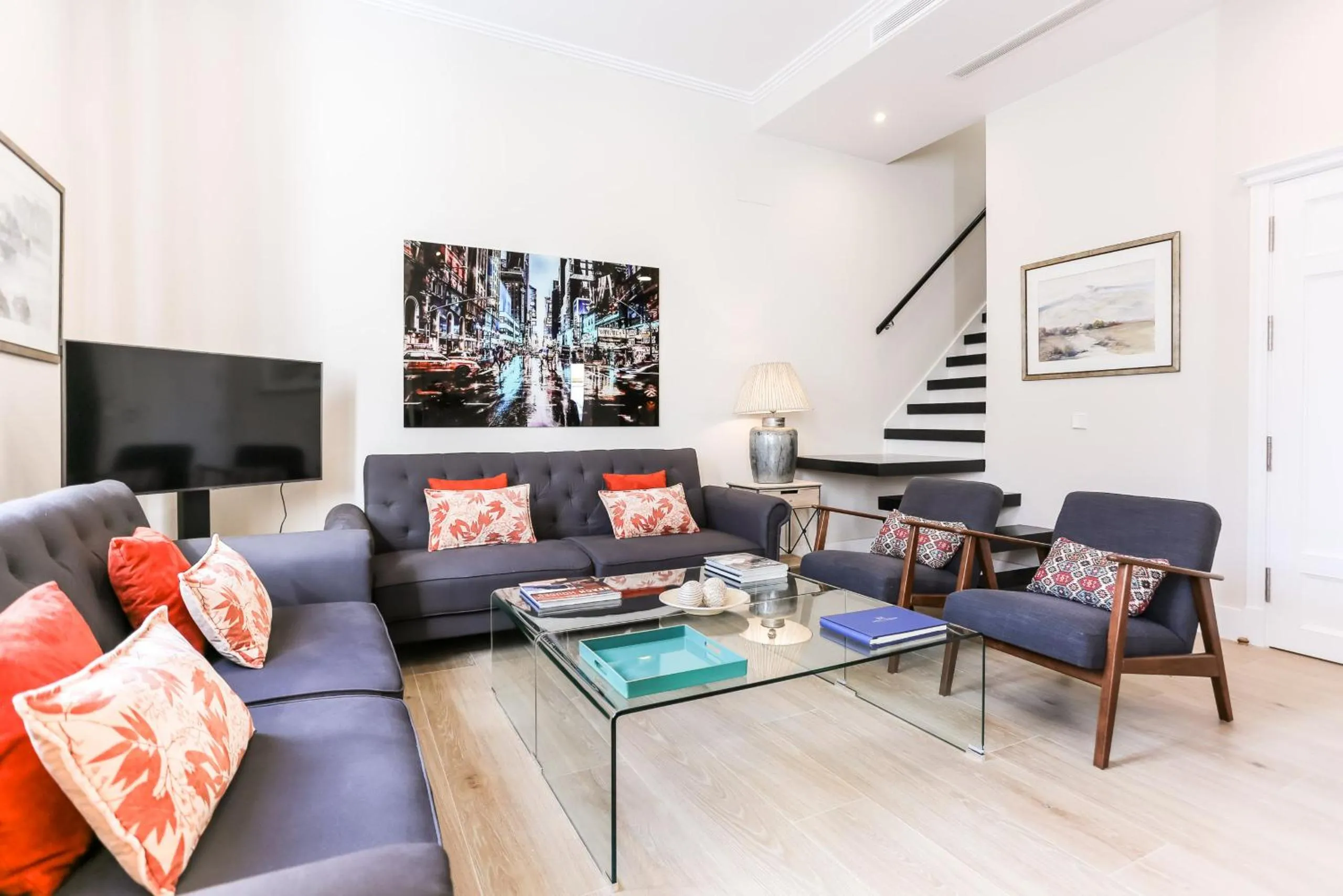 Communal lounge/ TV room in Mateo Gago 13