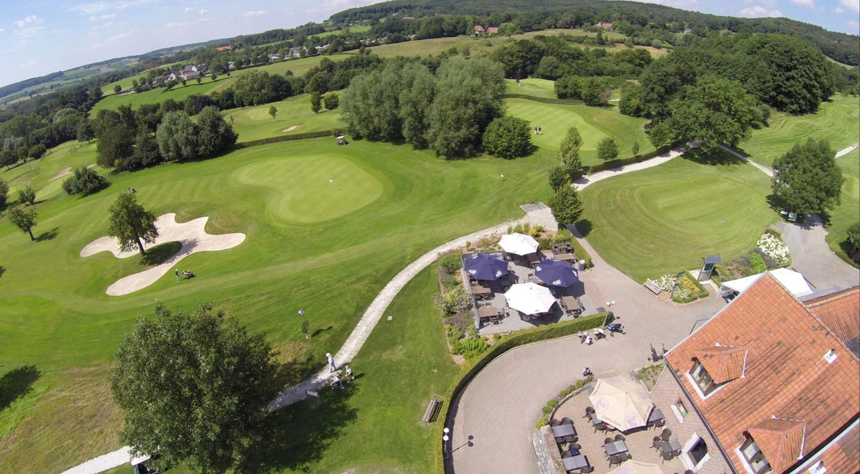 Bird's eye view in Golf Hotel Mergelhof