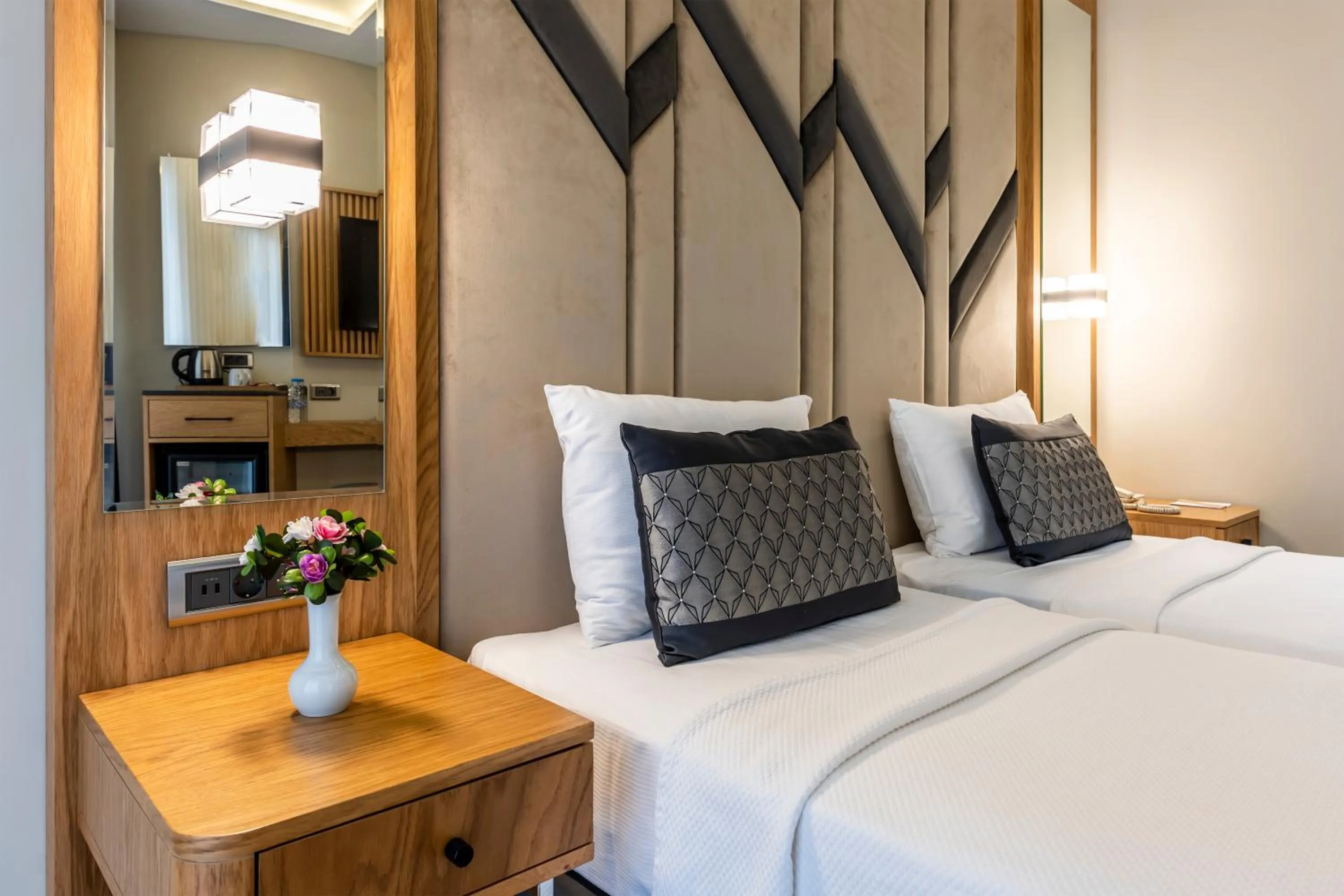 Bed in Endican Sultanahmet Hotel