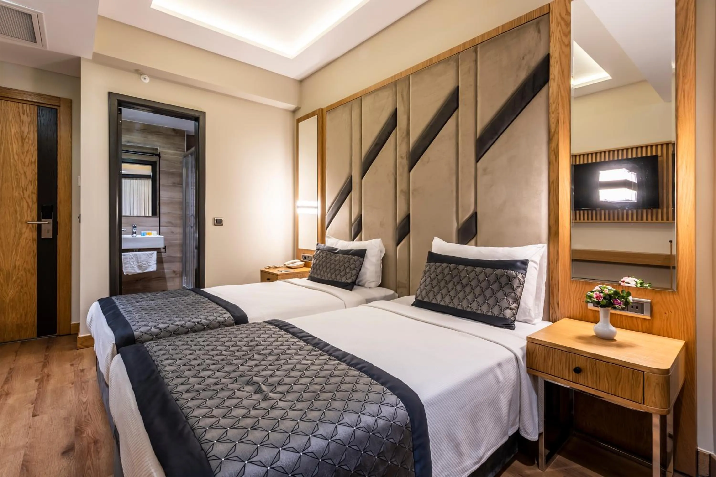 Bed in Endican Sultanahmet Hotel