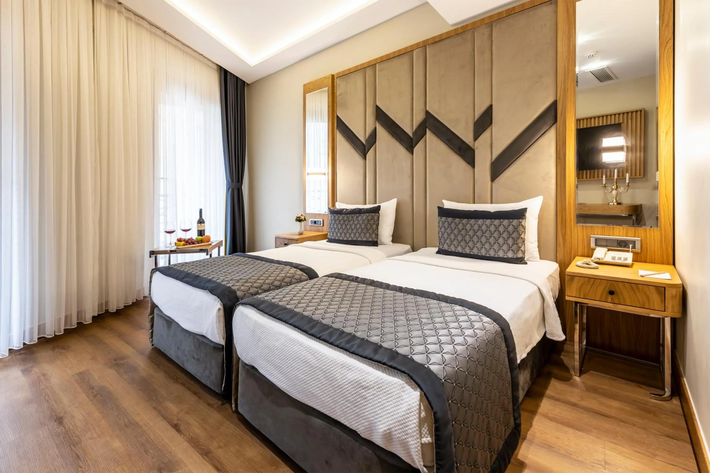 Bed in Endican Sultanahmet Hotel