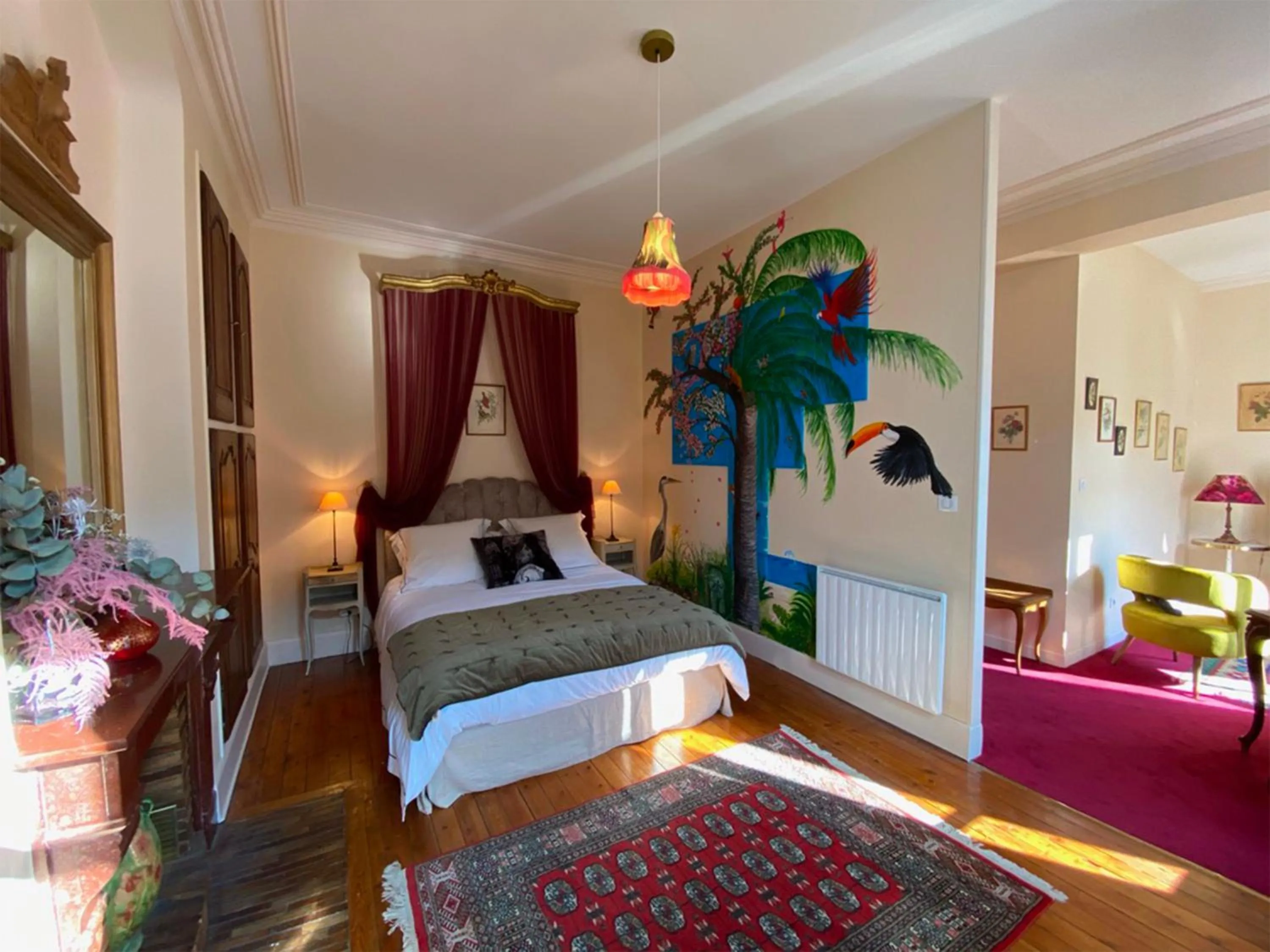 Bedroom, Bed in Le Rez de Jardin Albi