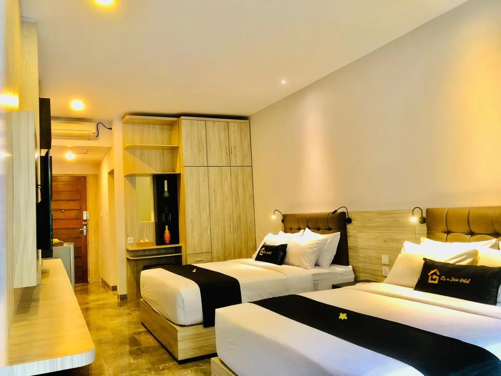 Bedroom, Bed in Graha Socio Hotel Nusa Dua Bali