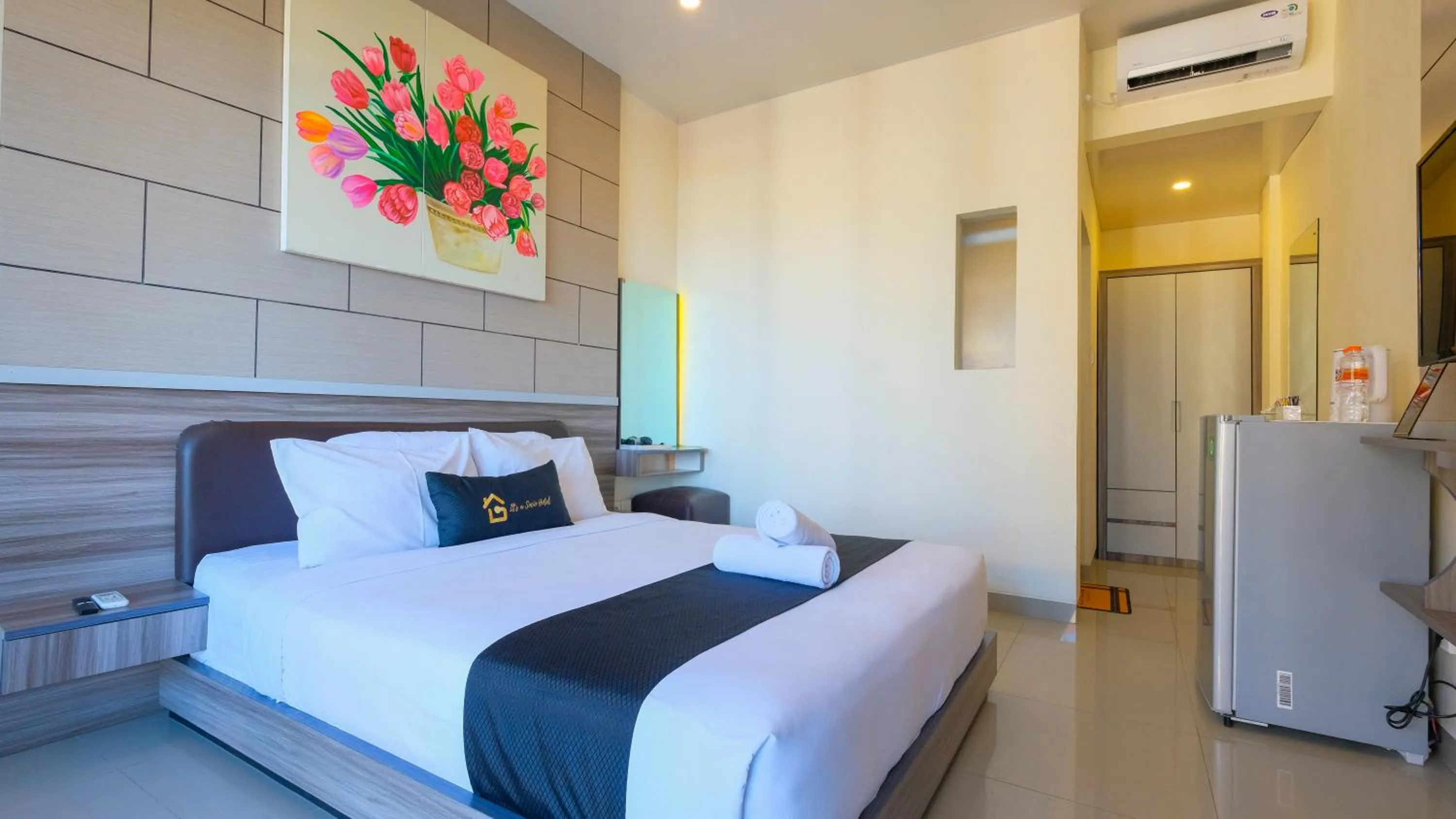 Bed in Graha Socio Hotel Nusa Dua Bali