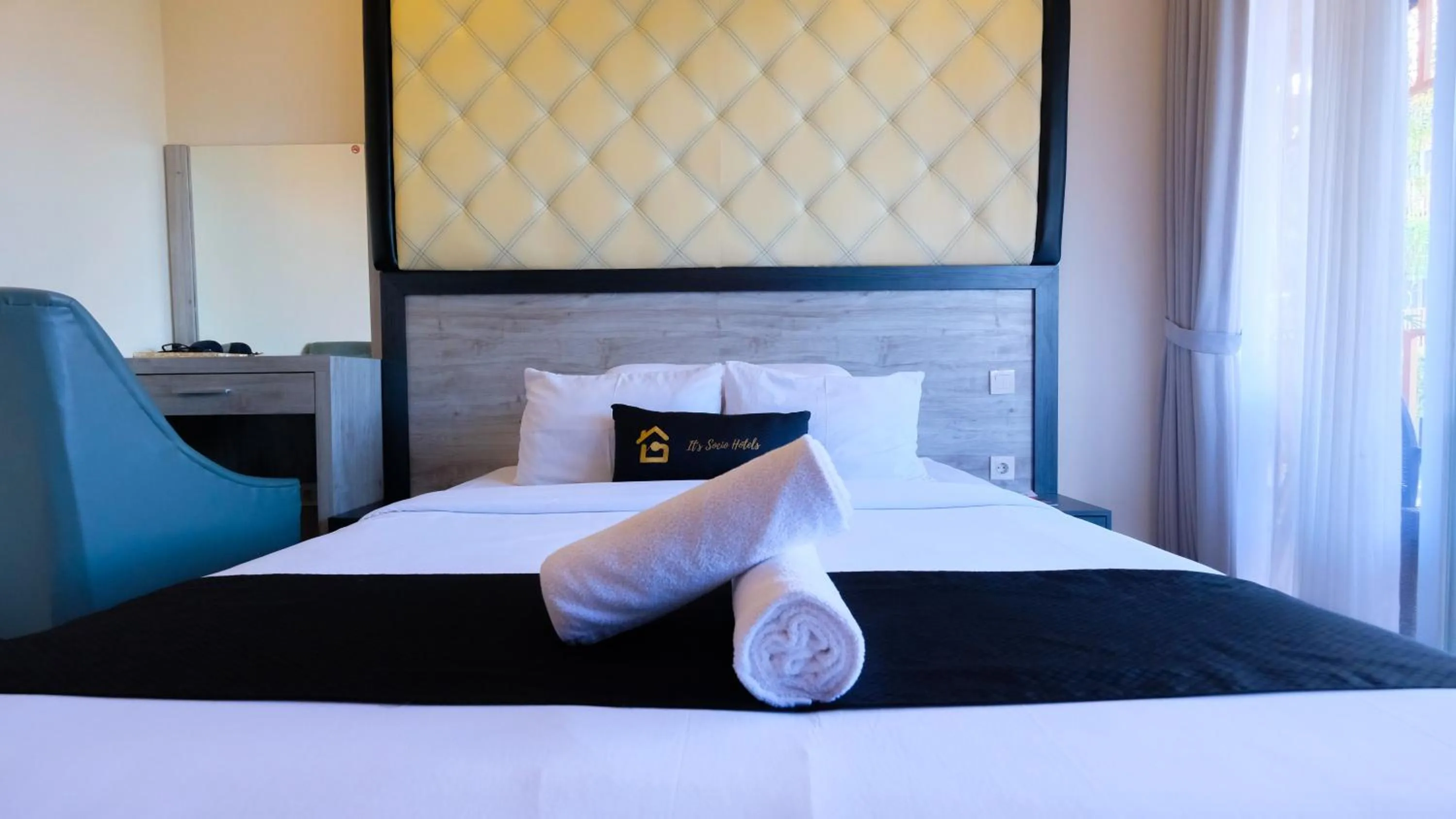 Bed in Graha Socio Hotel Nusa Dua Bali