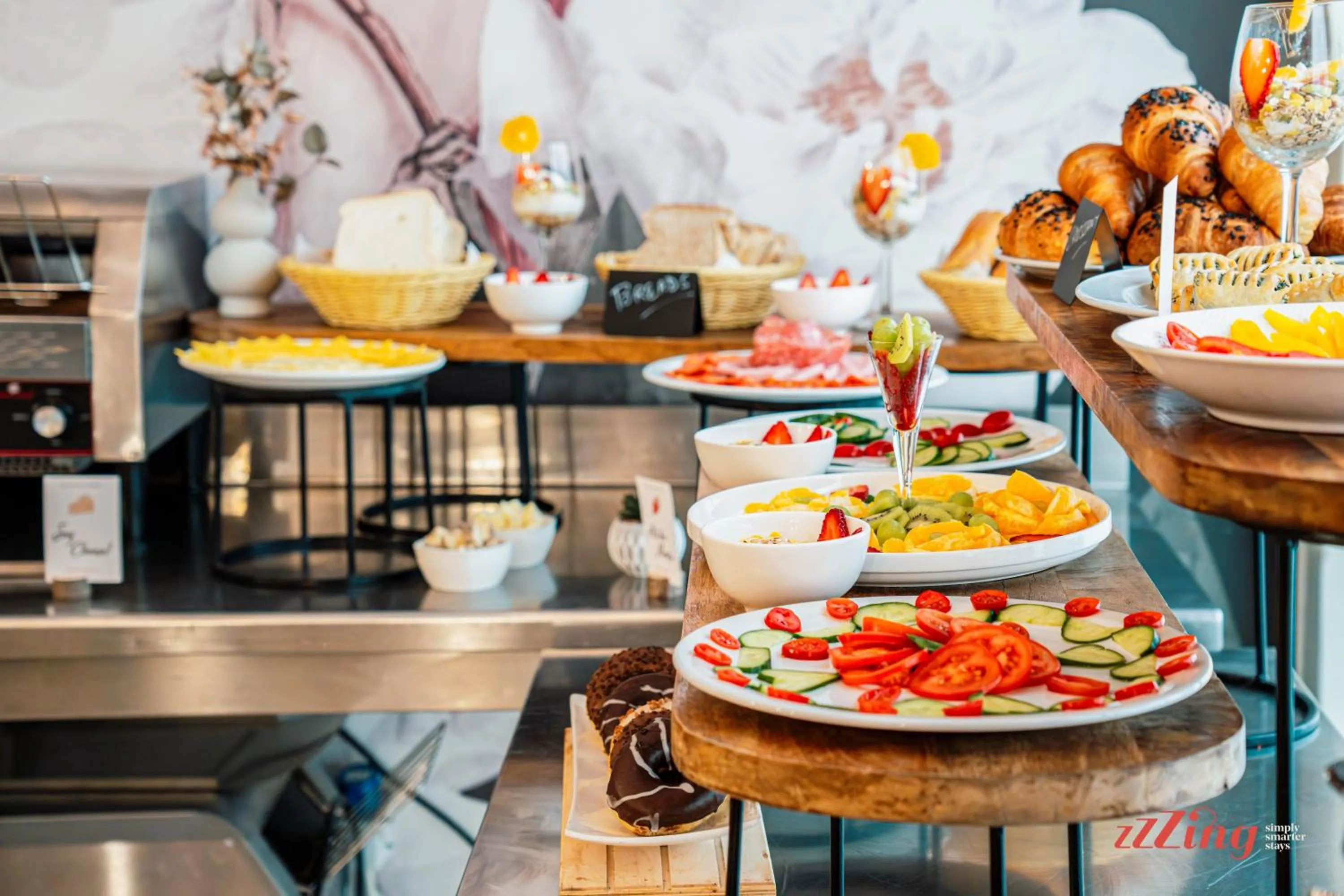 Continental breakfast in The Segond Hotel