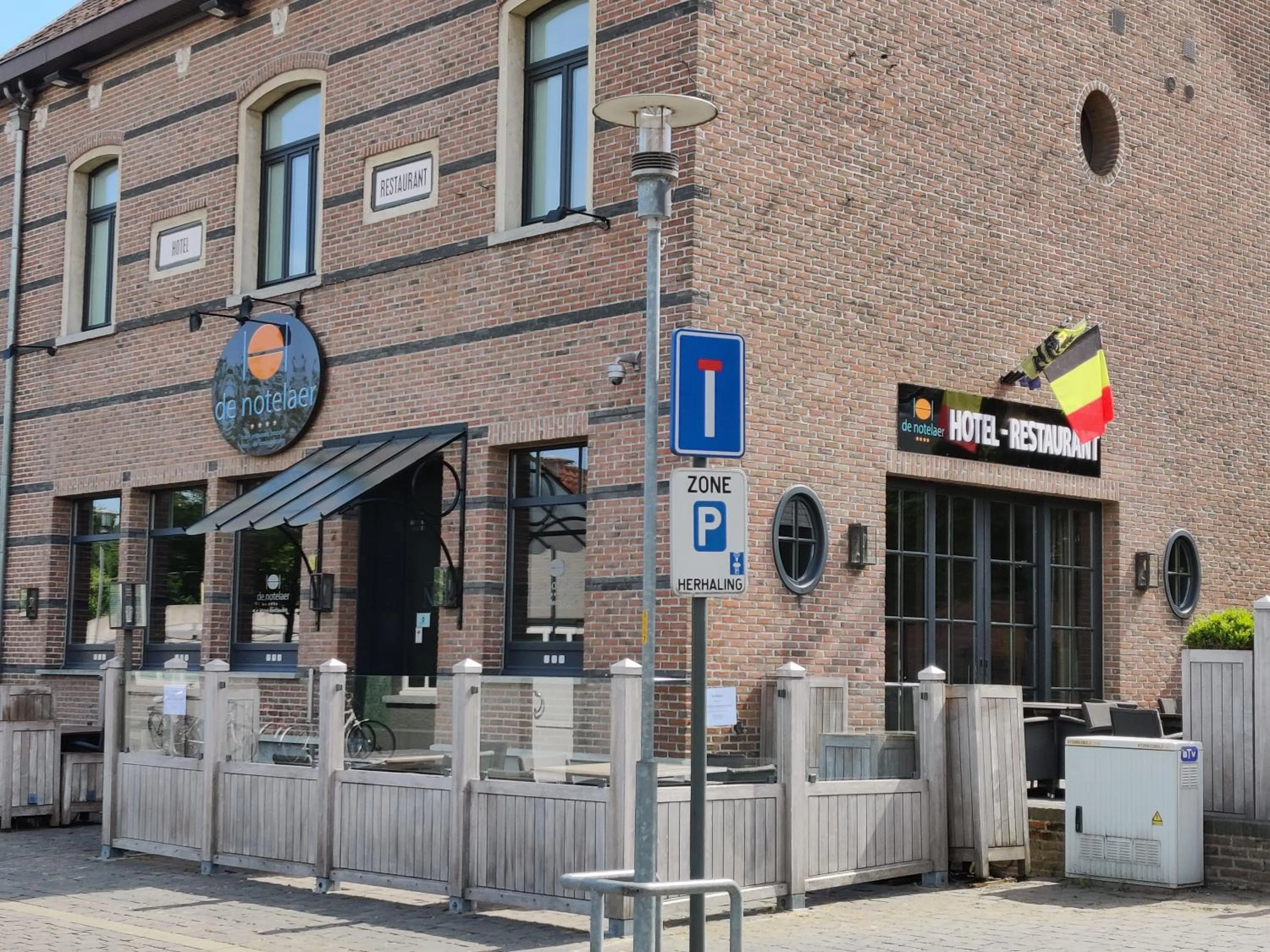 Facade/entrance in Hotel De Notelaer