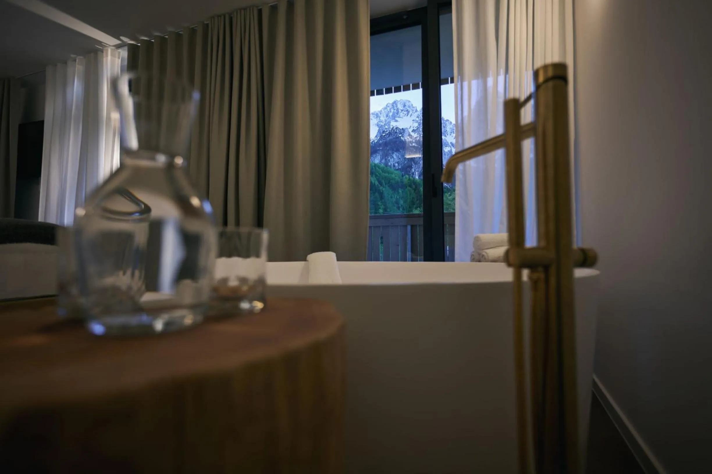 Mountain view in Triangel Boutique Hotel