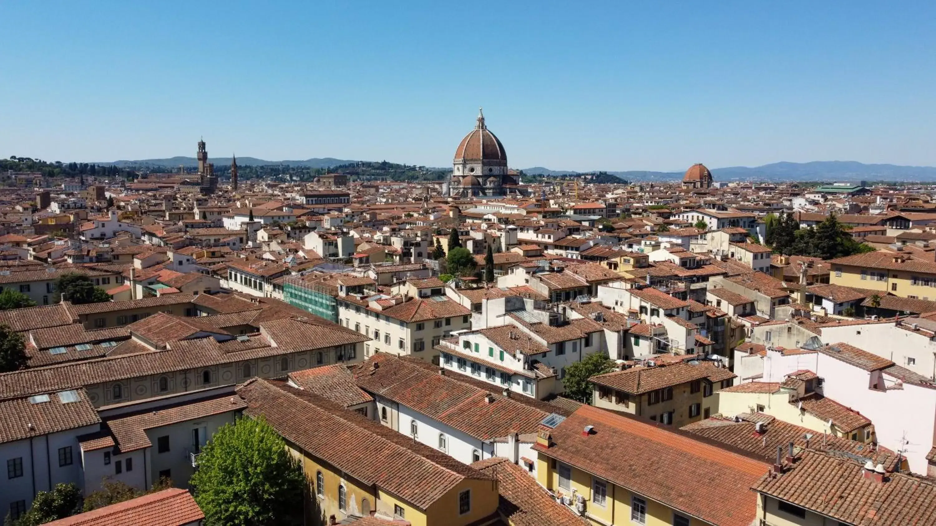 Bird's eye view in Villa Tortorelli Bird's eye view in Villa Tortorelli
