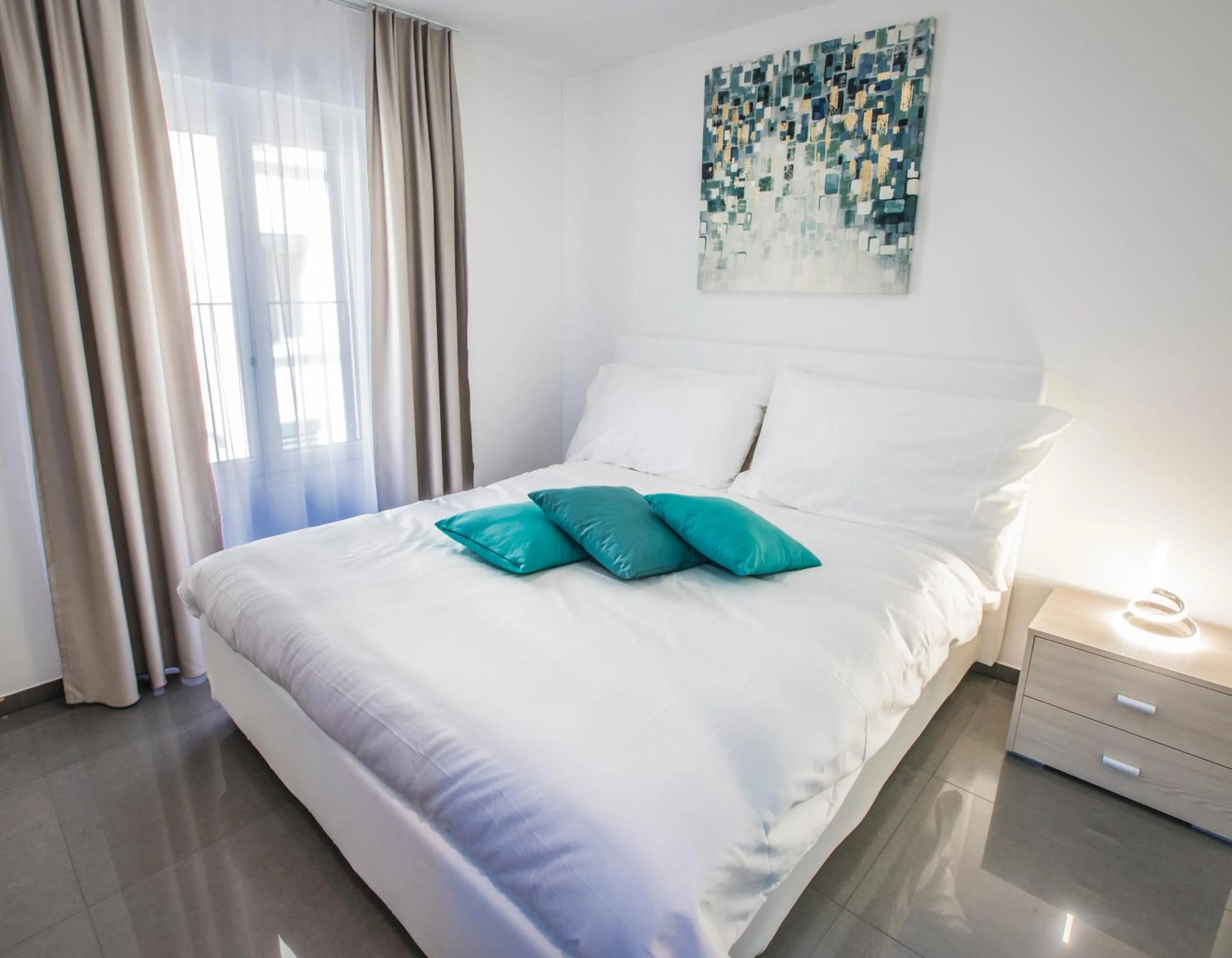 Bed in Self Check-In Hotel Kernhof Langstrasse