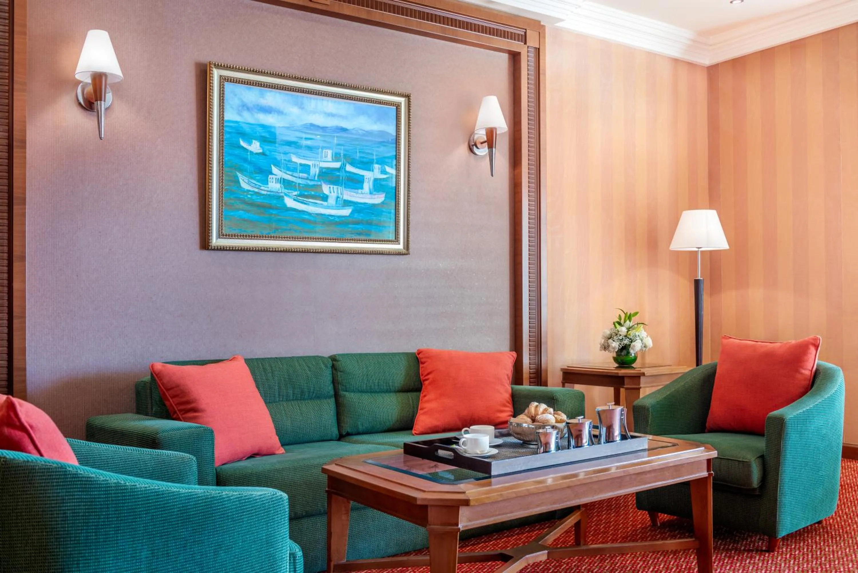 Property building in Al Raha Beach Resort & Spa