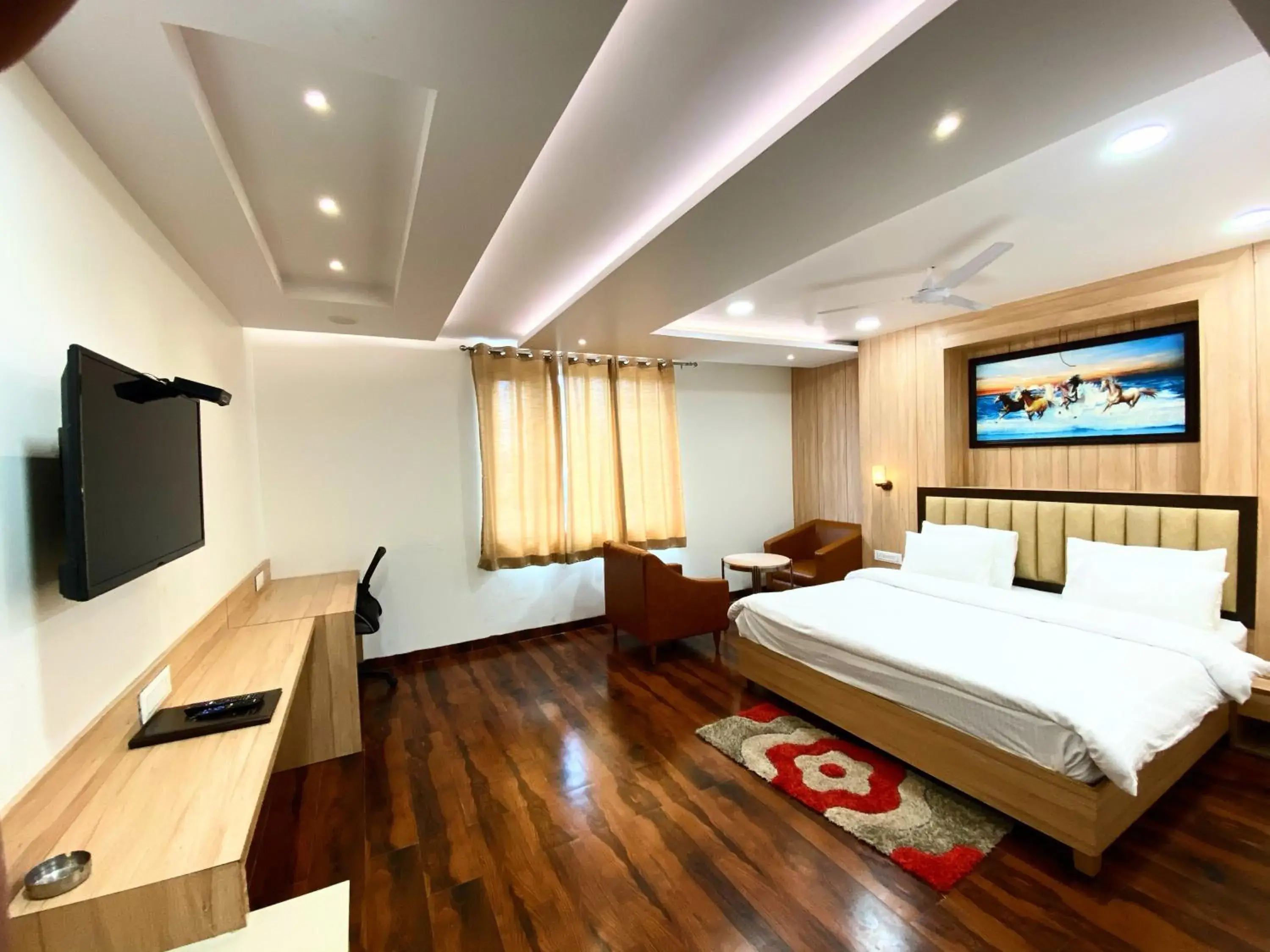 Photo of the whole room, Bed in Hotel Pradeep Star Inn Photo of the whole room, Bed in Hotel Pradeep Star Inn