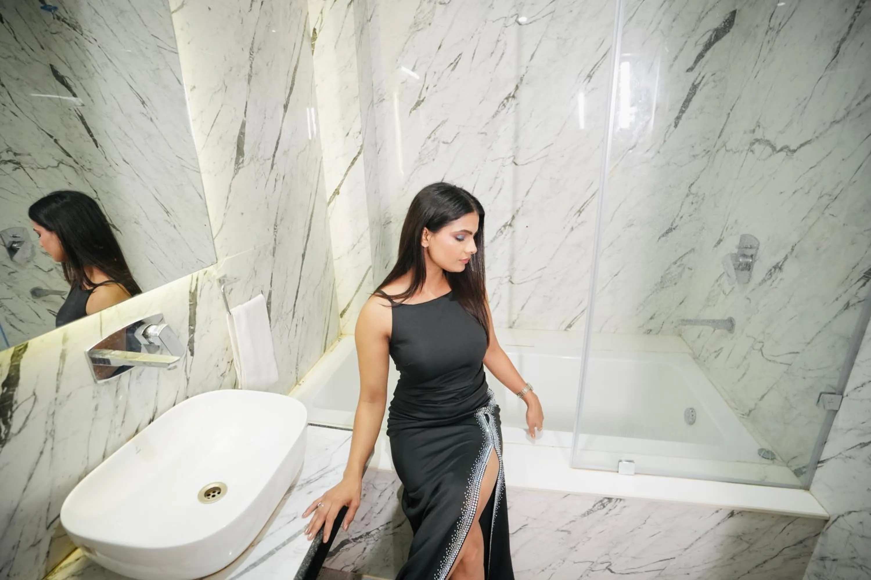 Bathroom in Hotel Pradeep Star Inn