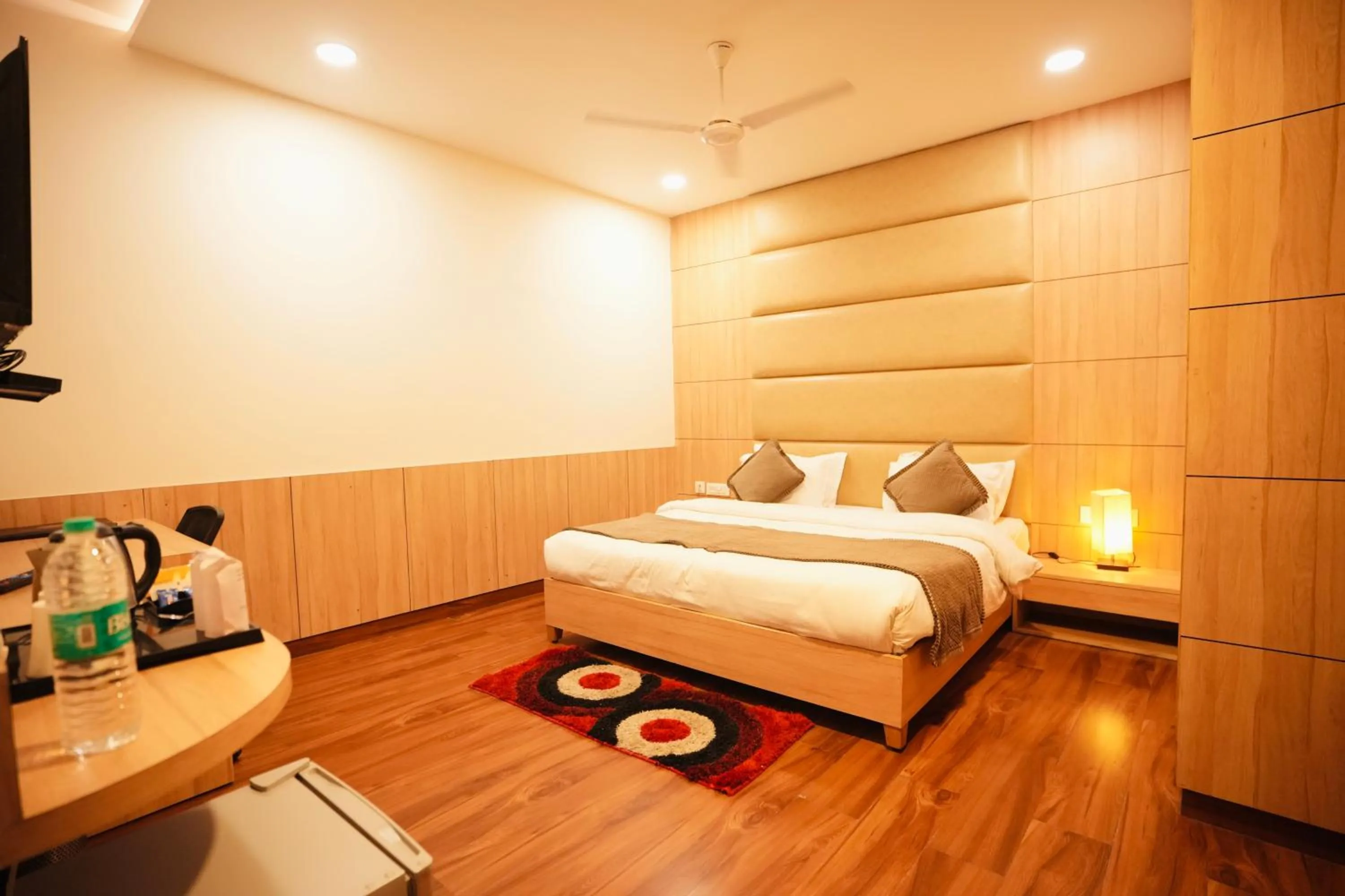 Photo of the whole room, Bed in Hotel Pradeep Star Inn