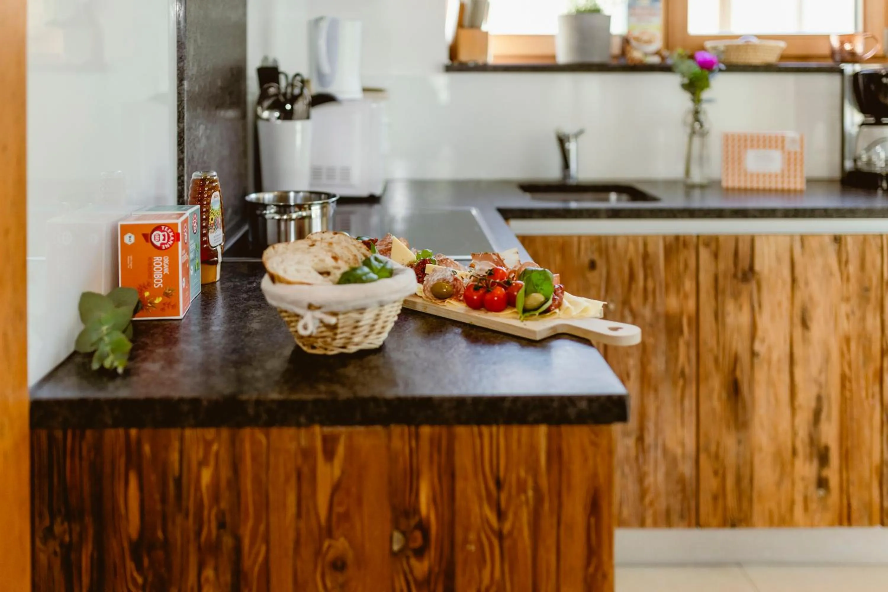 Kitchen or kitchenette in Seehotel Berau