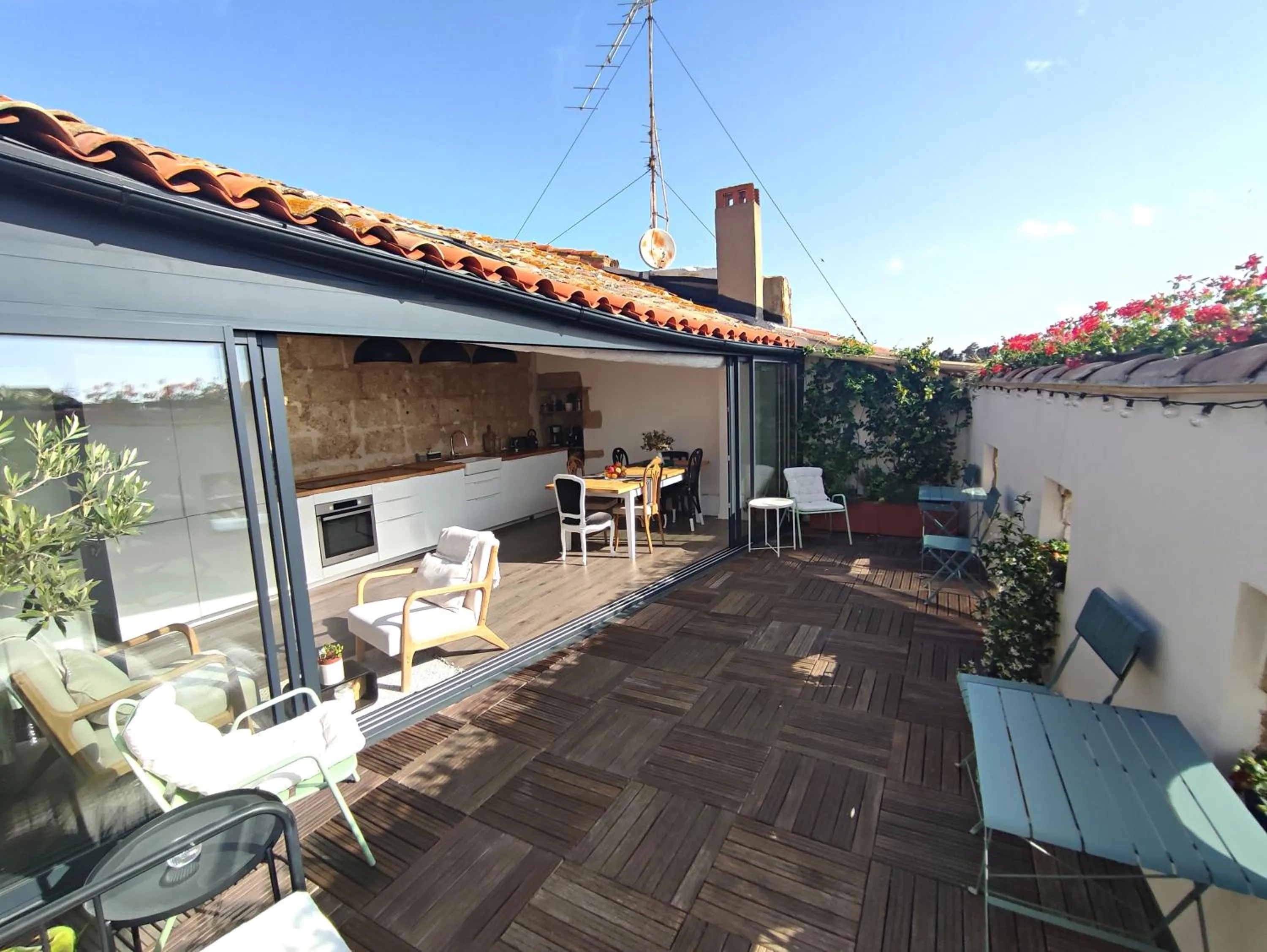 Patio in Le Prince - Maison d'hôtes