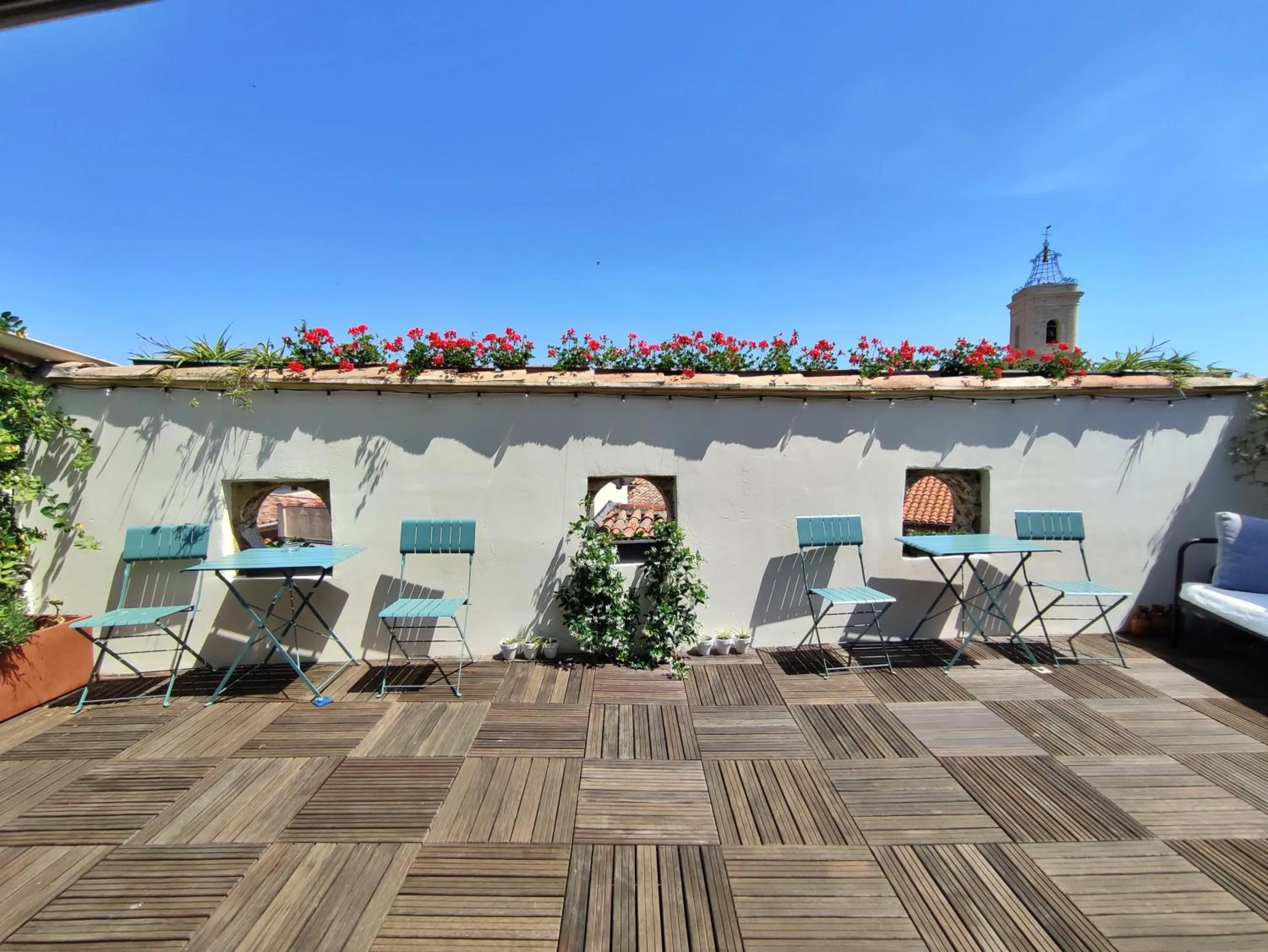 Patio in Le Prince - Maison d'hôtes