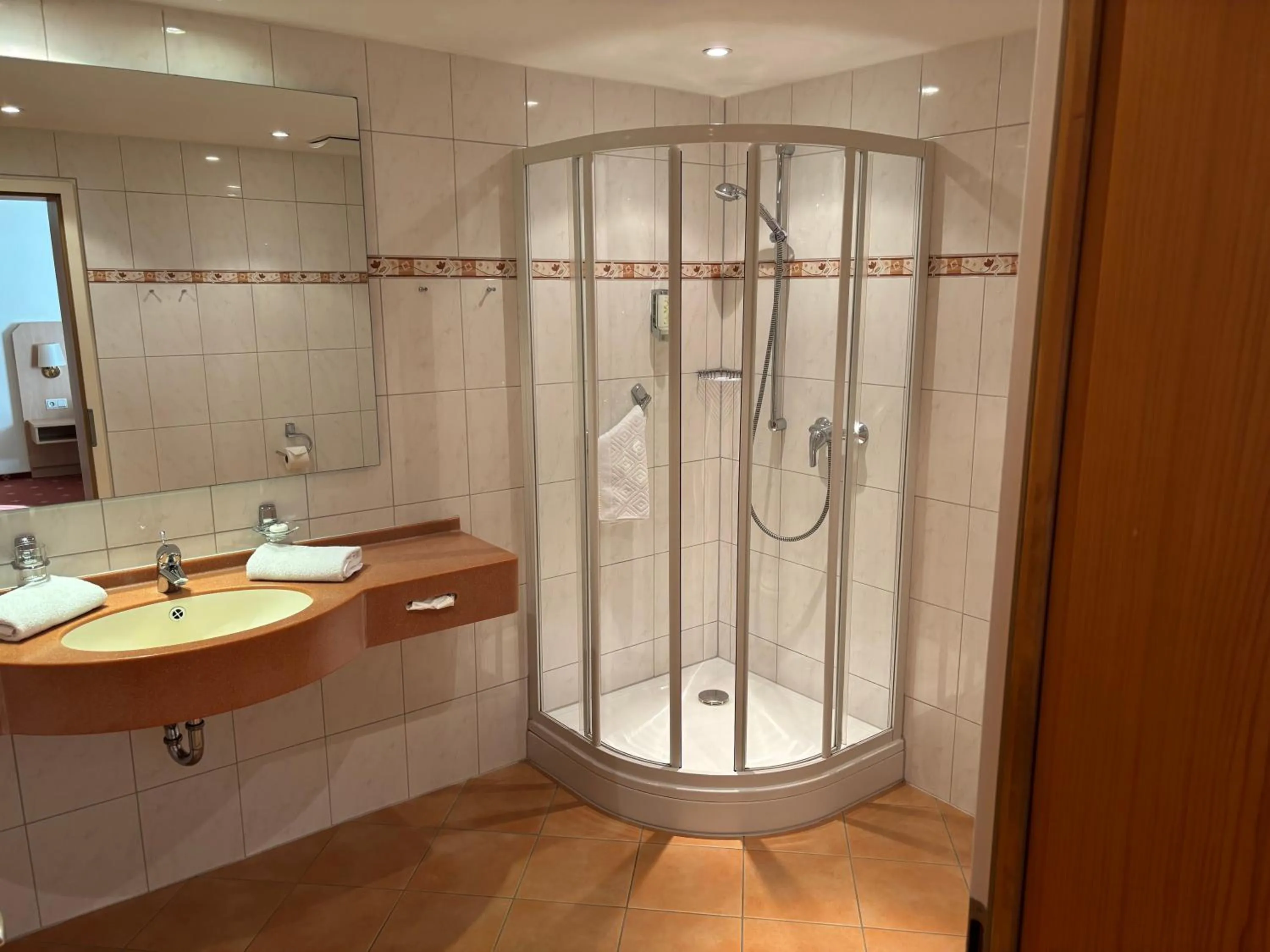 Shower in Hotel Haus am Hochwald