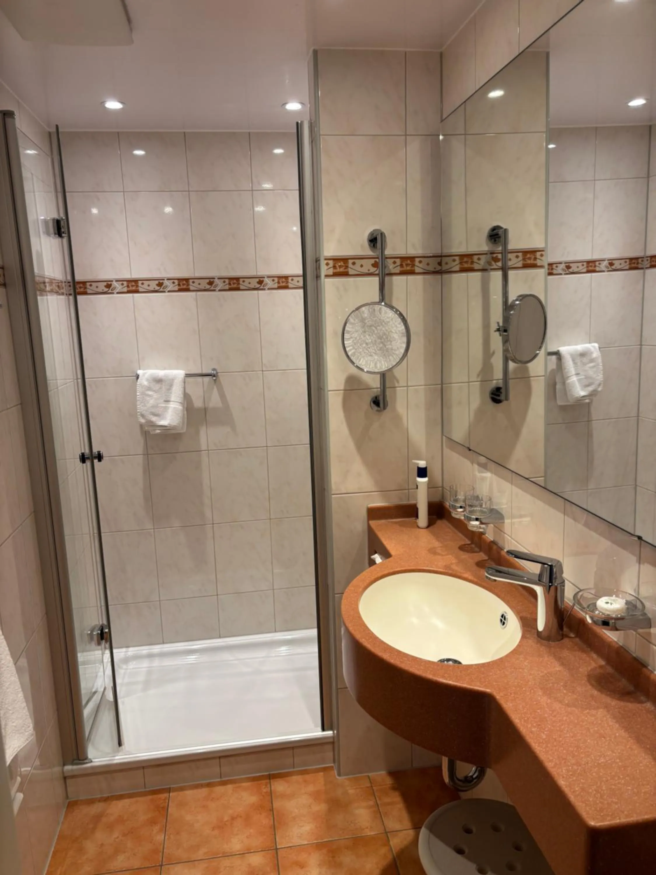 Shower in Hotel Haus am Hochwald