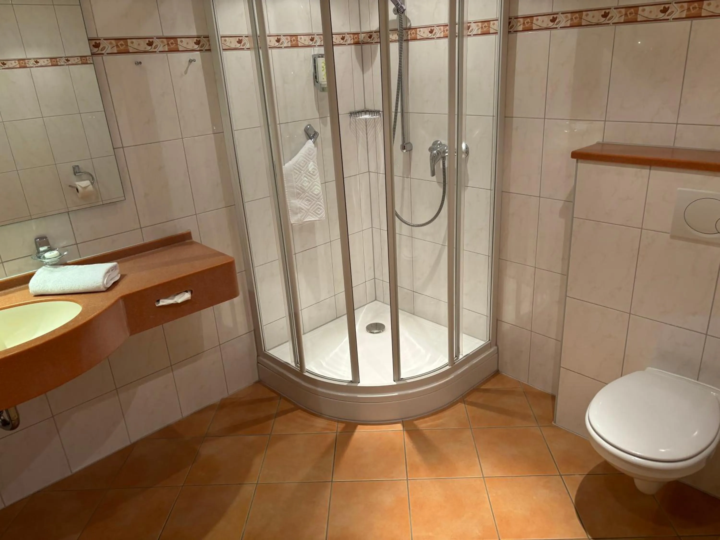 Shower in Hotel Haus am Hochwald
