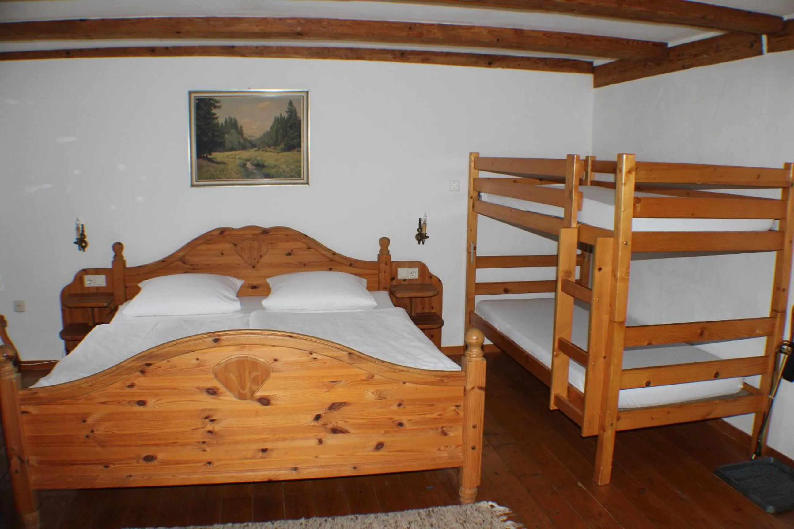 Bed in Hotel Das Landhaus