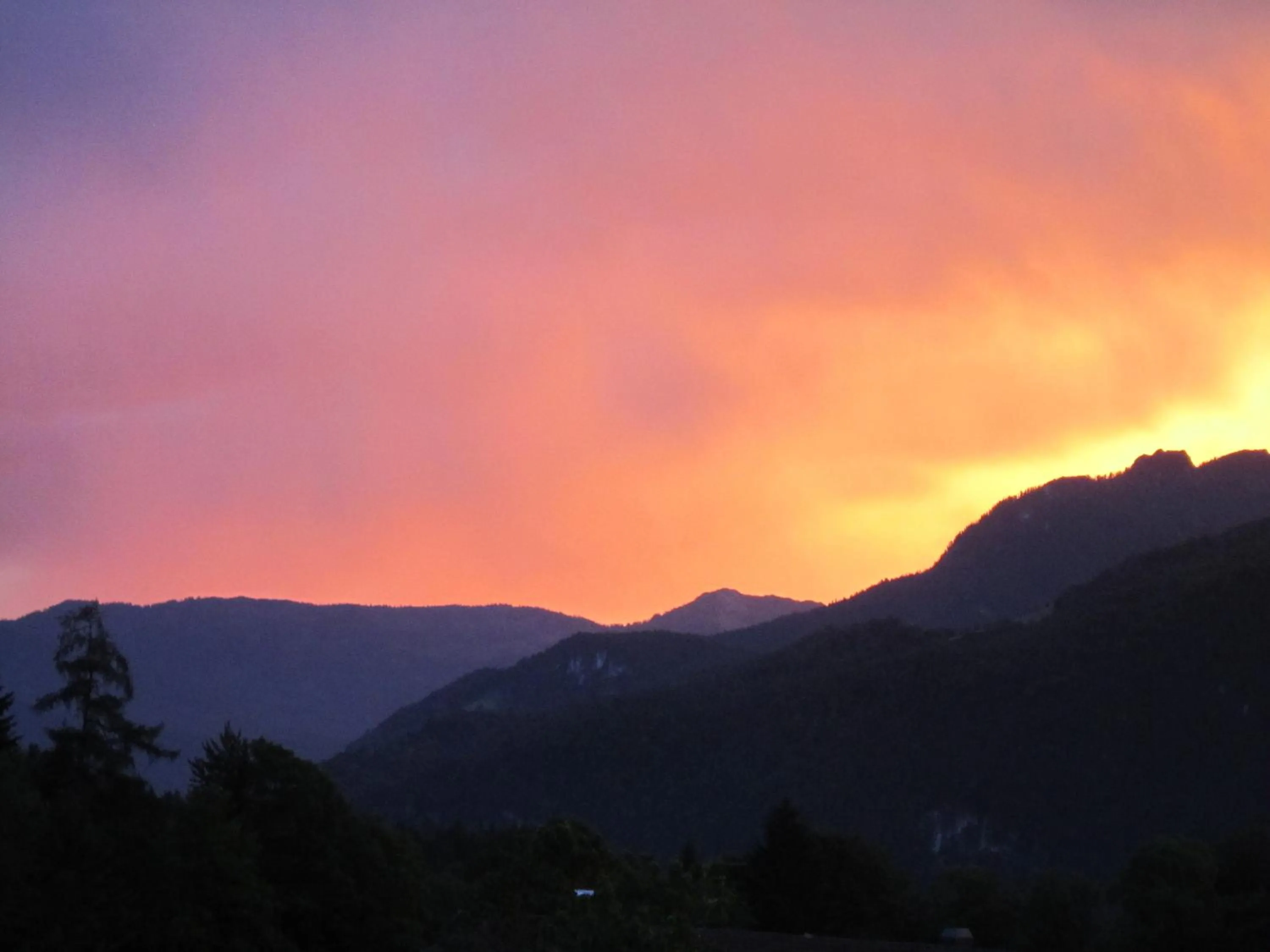 Sunset in Ferienhof Bernegglehen