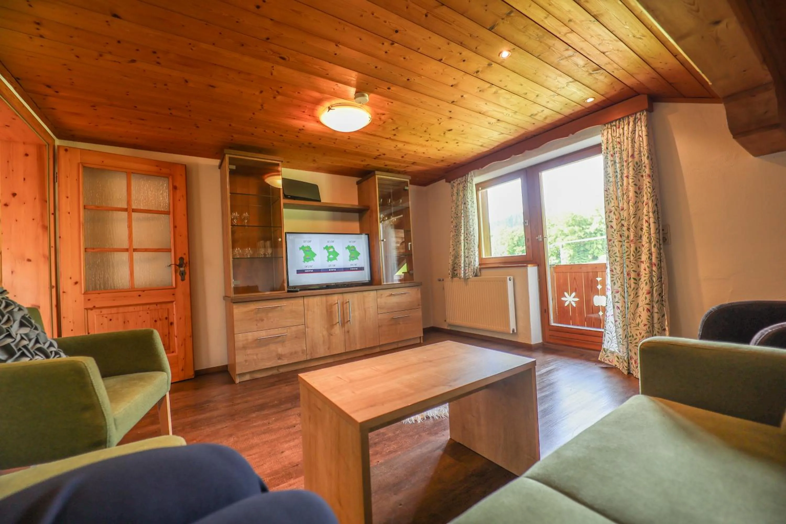 Living room in Ferienhof Bernegglehen