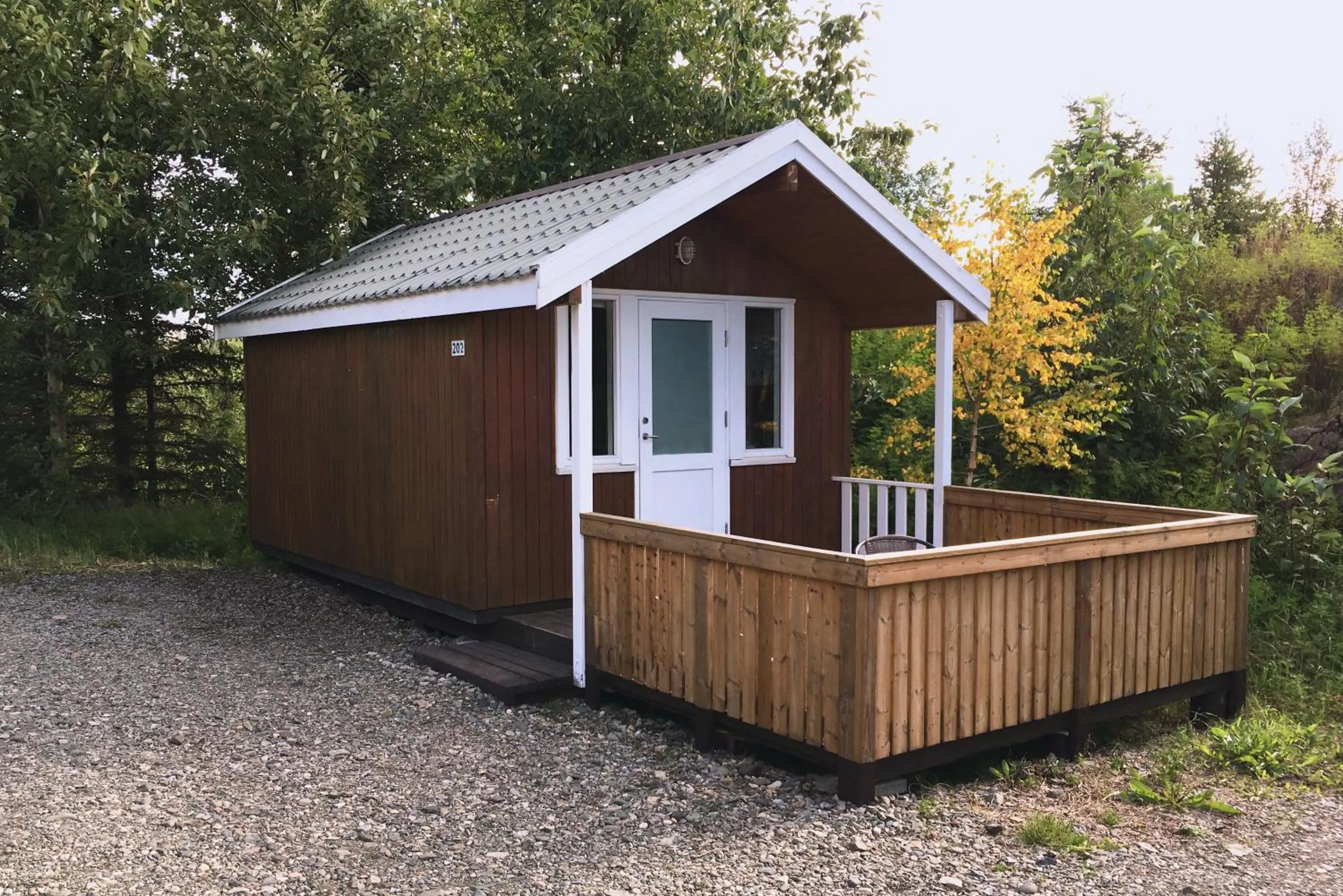 Patio in Hótel Eyvindará