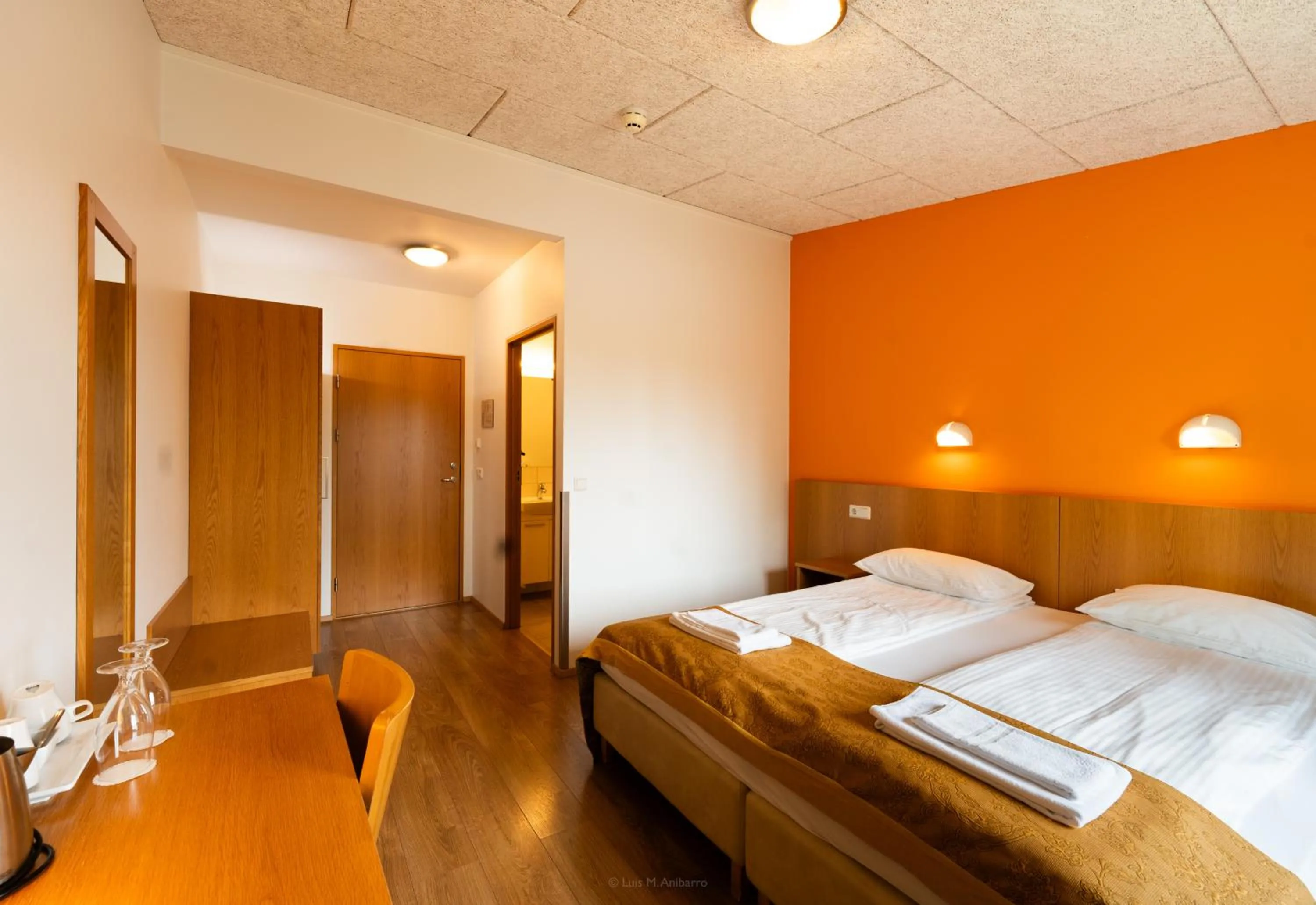 Bedroom, Bed in Hótel Eyvindará