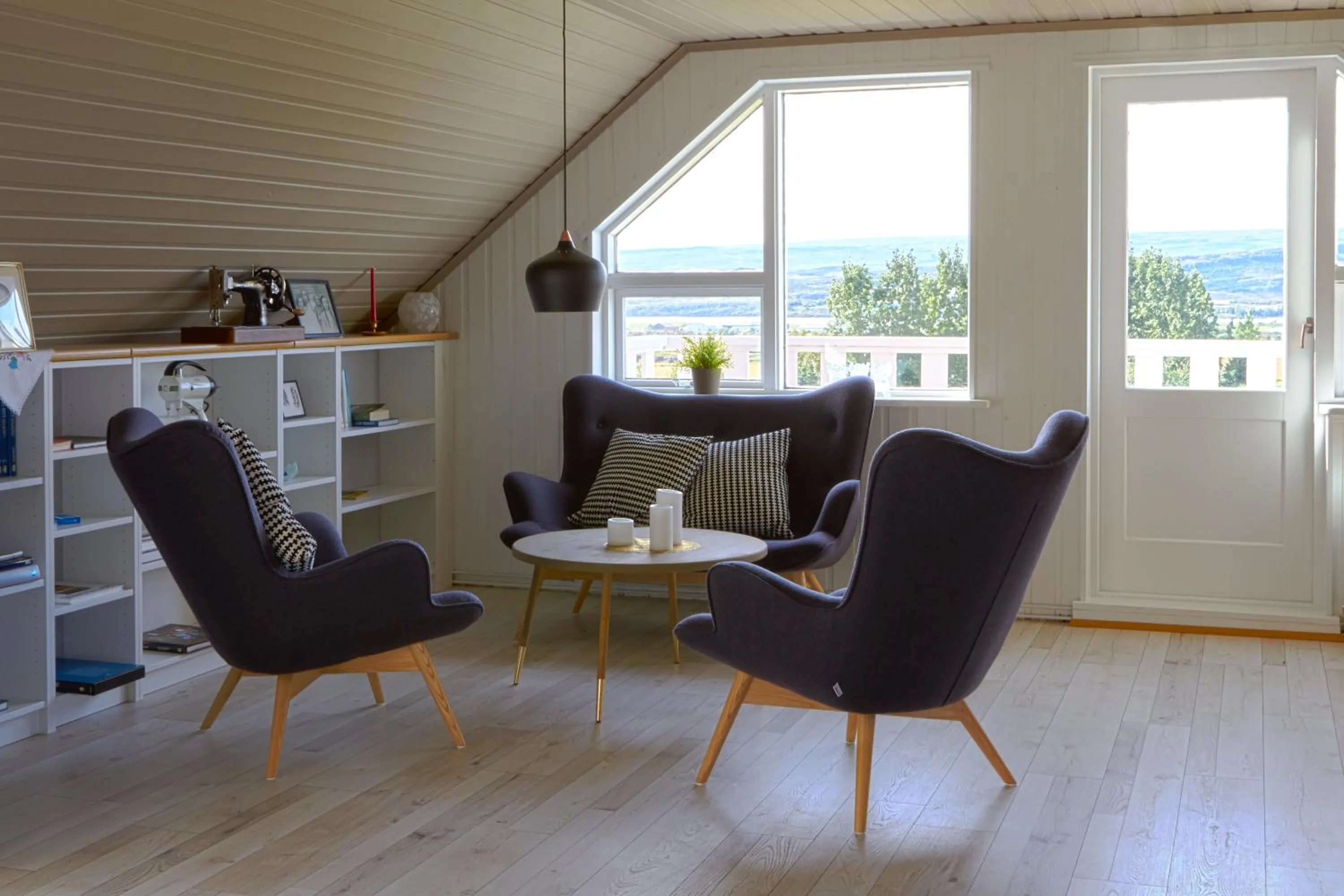 Lounge or bar in Hótel Eyvindará