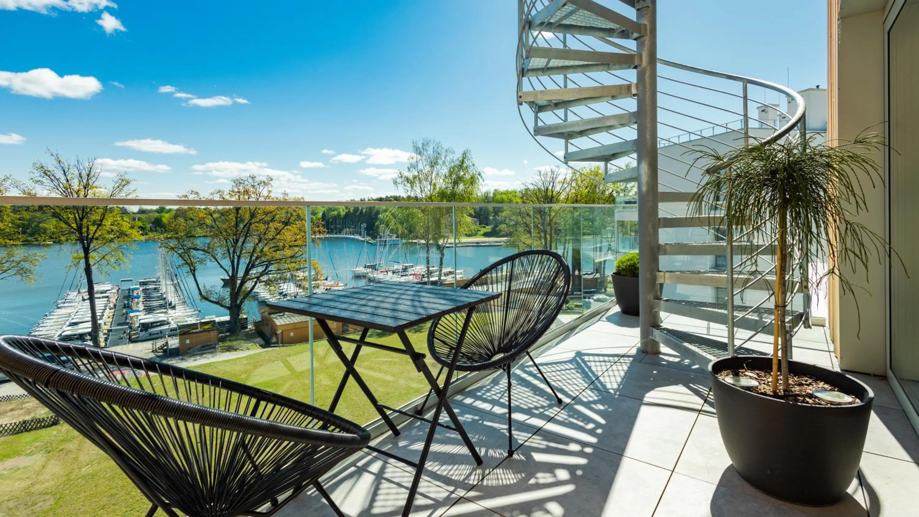 Balcony/Terrace in Apartamenty Stranda Residence nad jeziorem Mazury Holiday