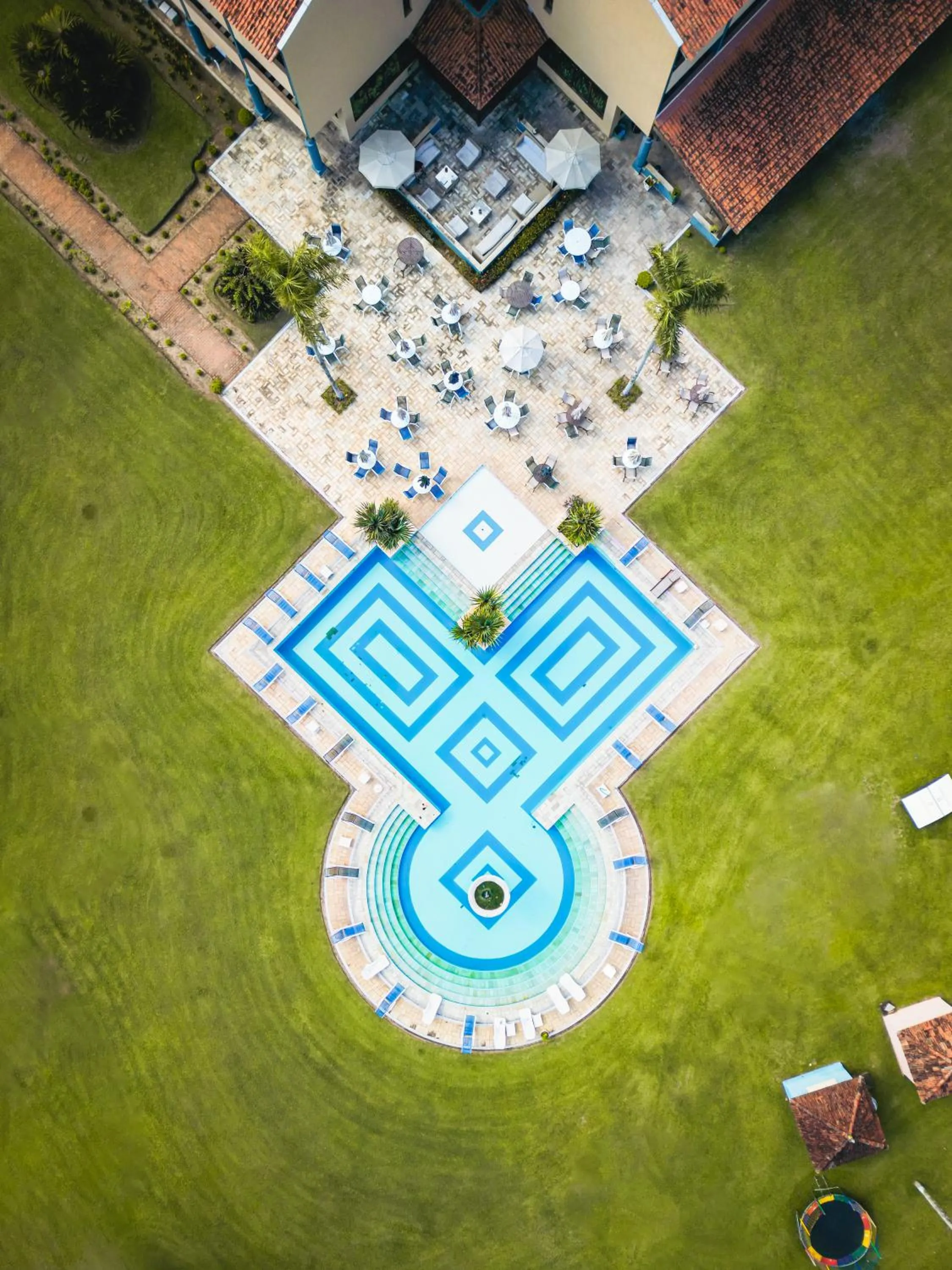 Swimming pool in Villa Itaipava Resort & Conventions