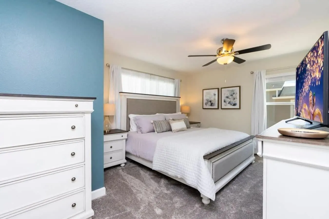 Bed in Stunning 5 Bd w/ Pool Close to Disney 2905