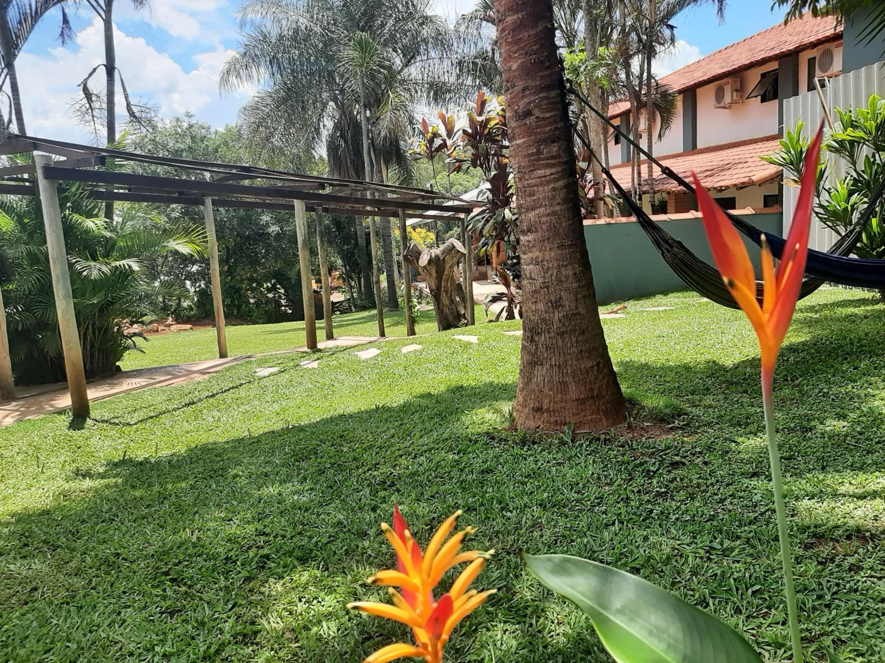 Inner courtyard view in Pousada da Estação