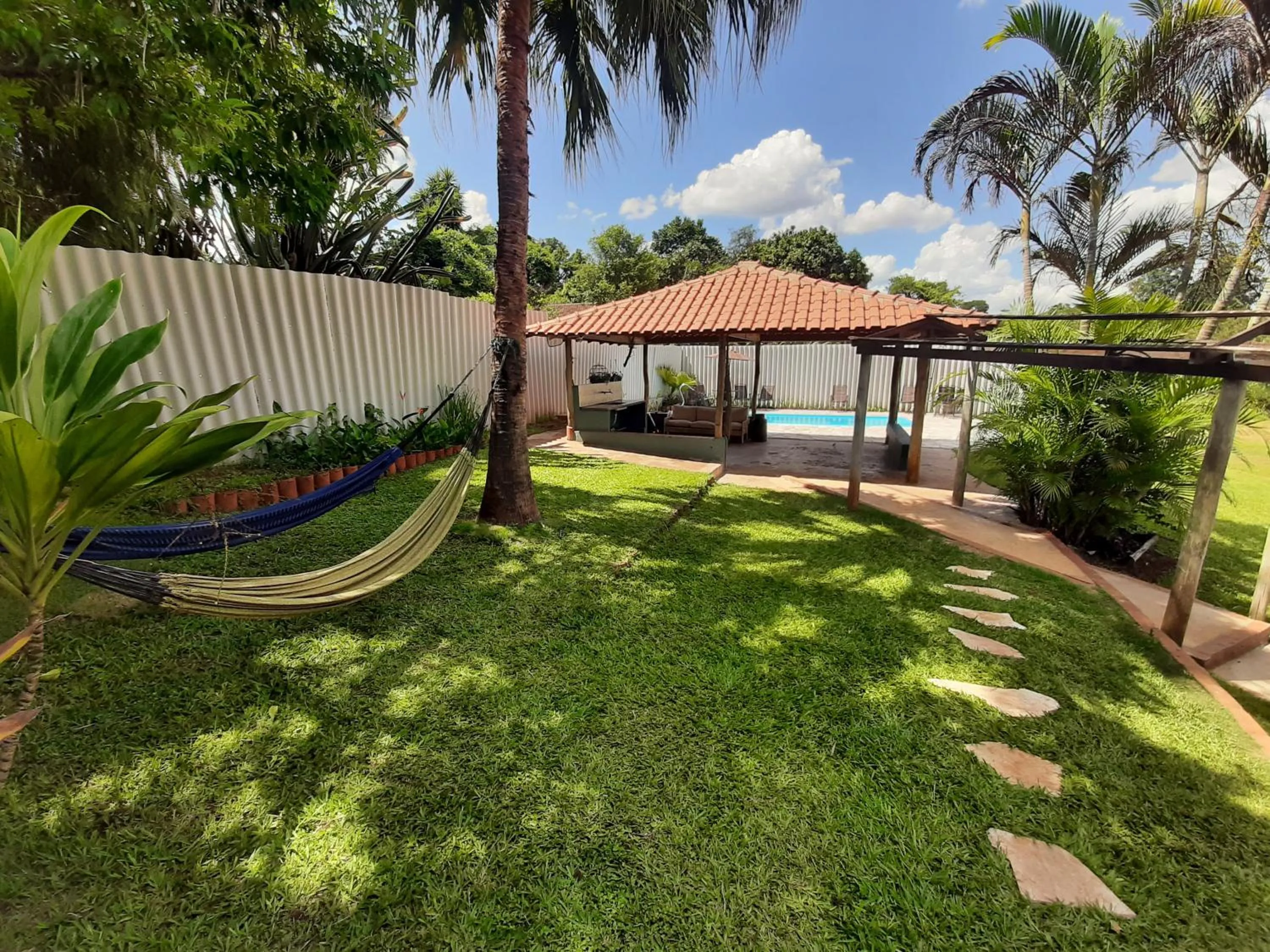 Inner courtyard view in Pousada da Estação