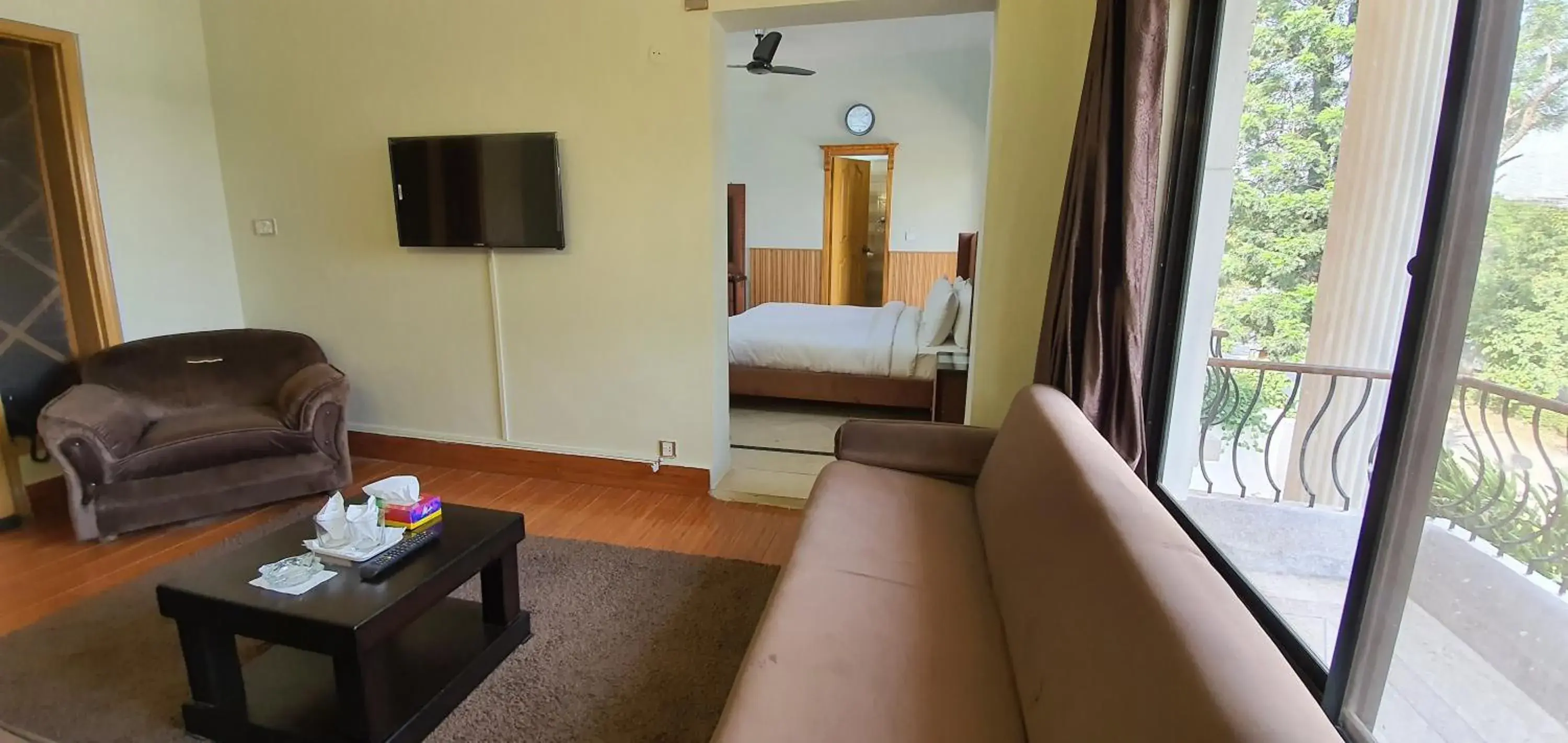 Seating area, Bed in Infinity Villa Seating area, Bed in Infinity Villa