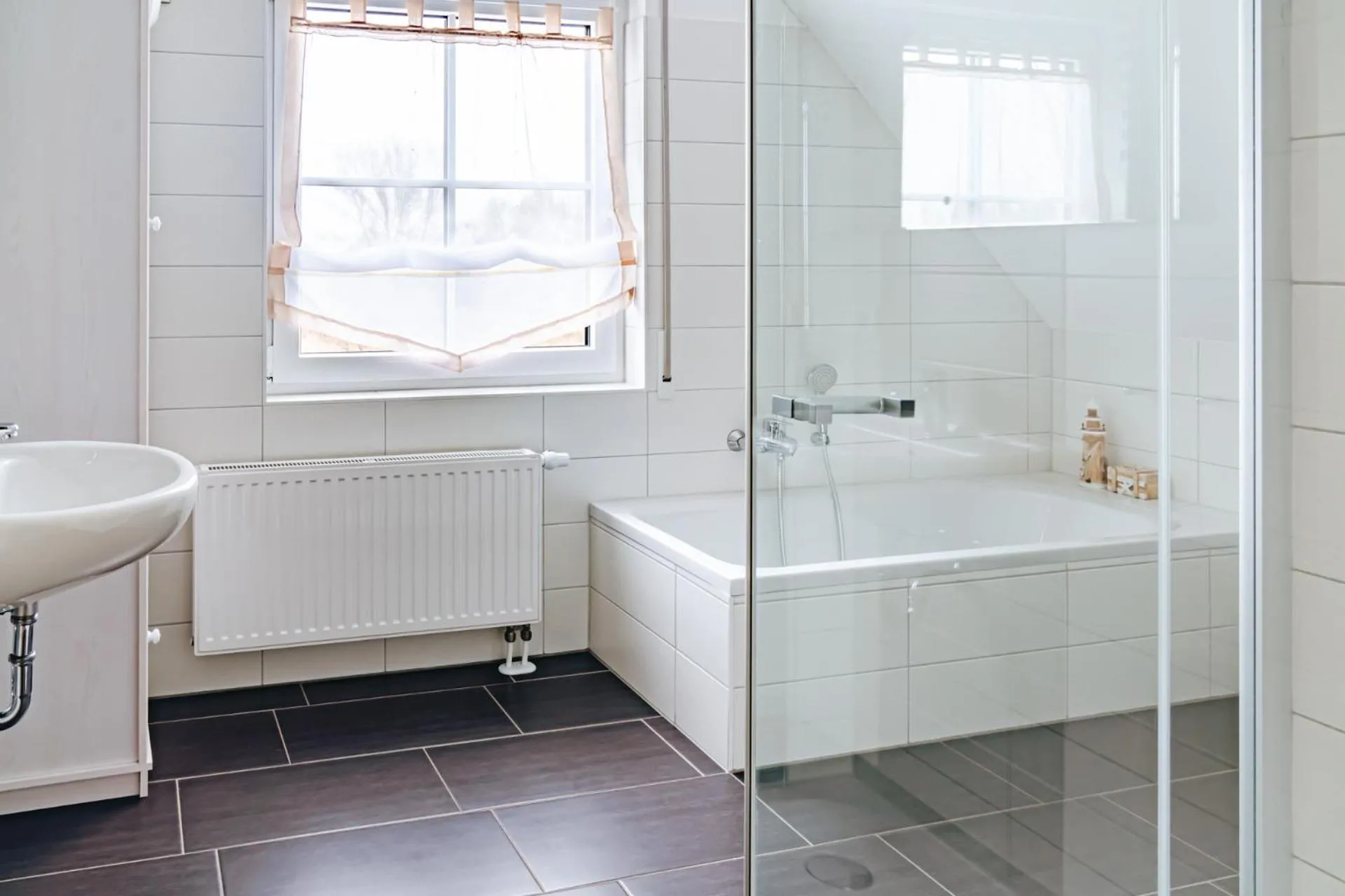 Shower in Ferienhaus Piratenlager