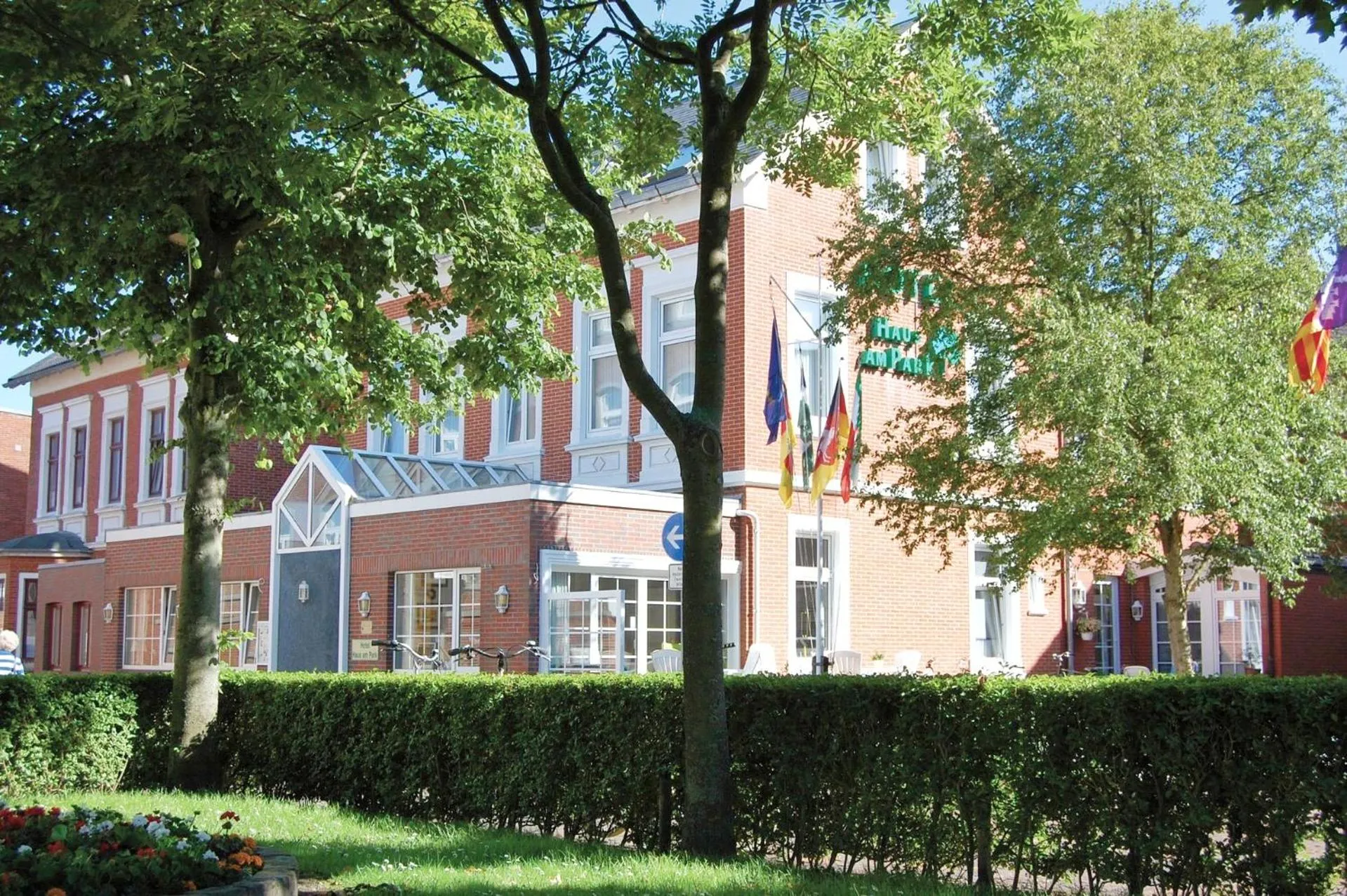 Property building in Hotel Haus am Park
