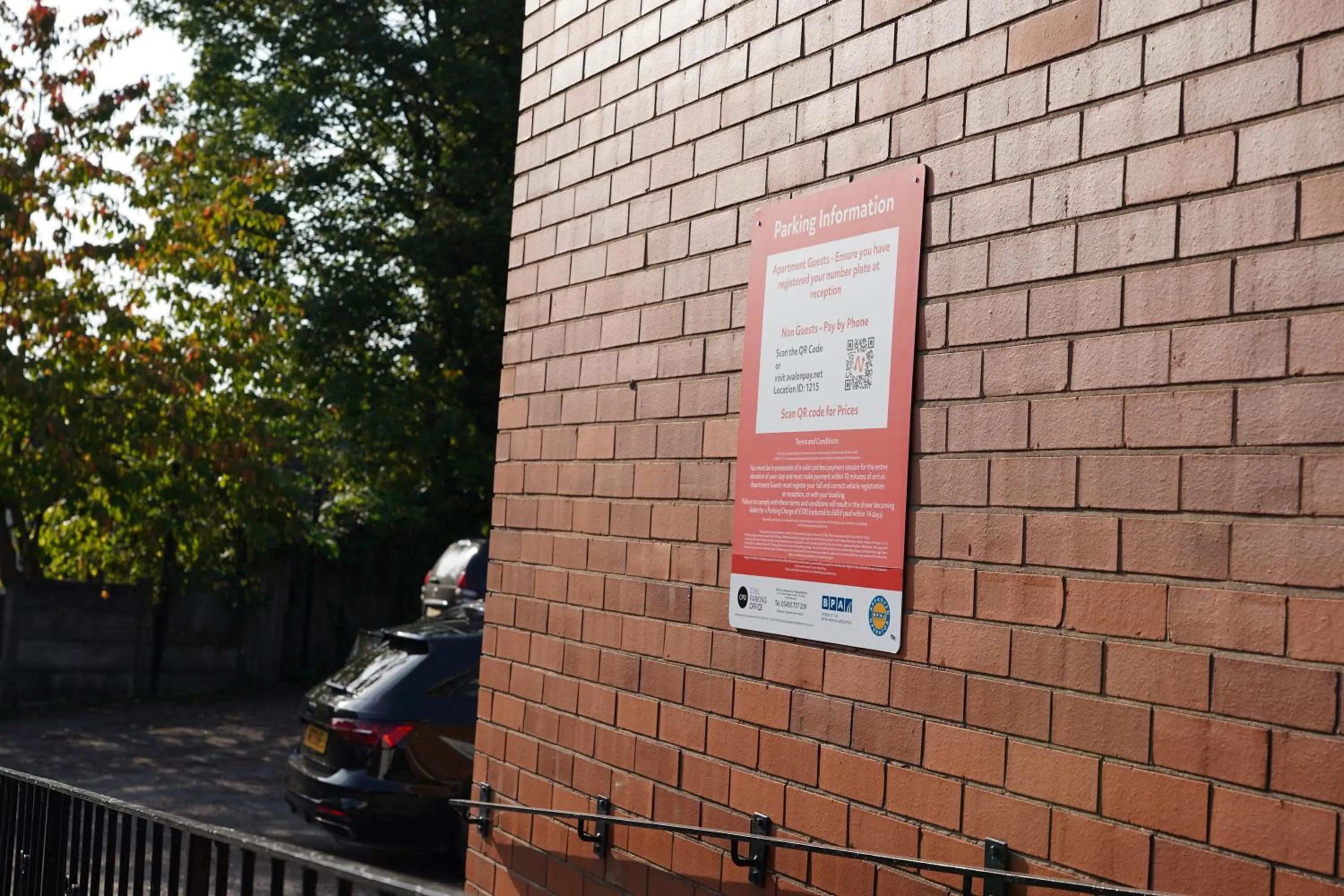 Street view in Hills View Apartments