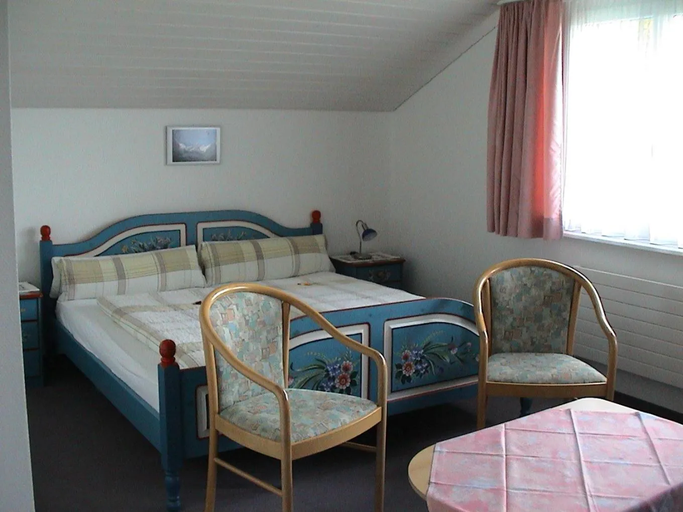 Bed in Panorama Hotel Freudenberg
