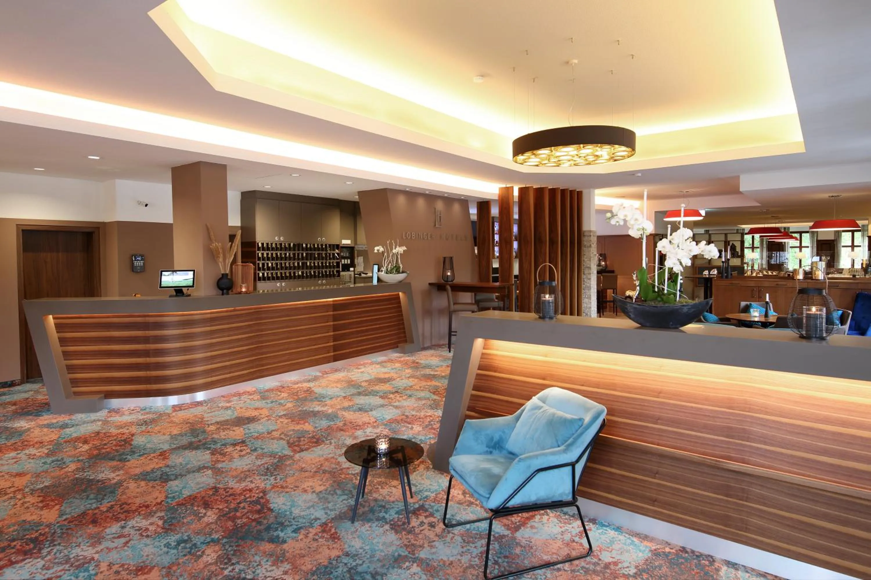 Lobby or reception in Lobinger-Parkhotel