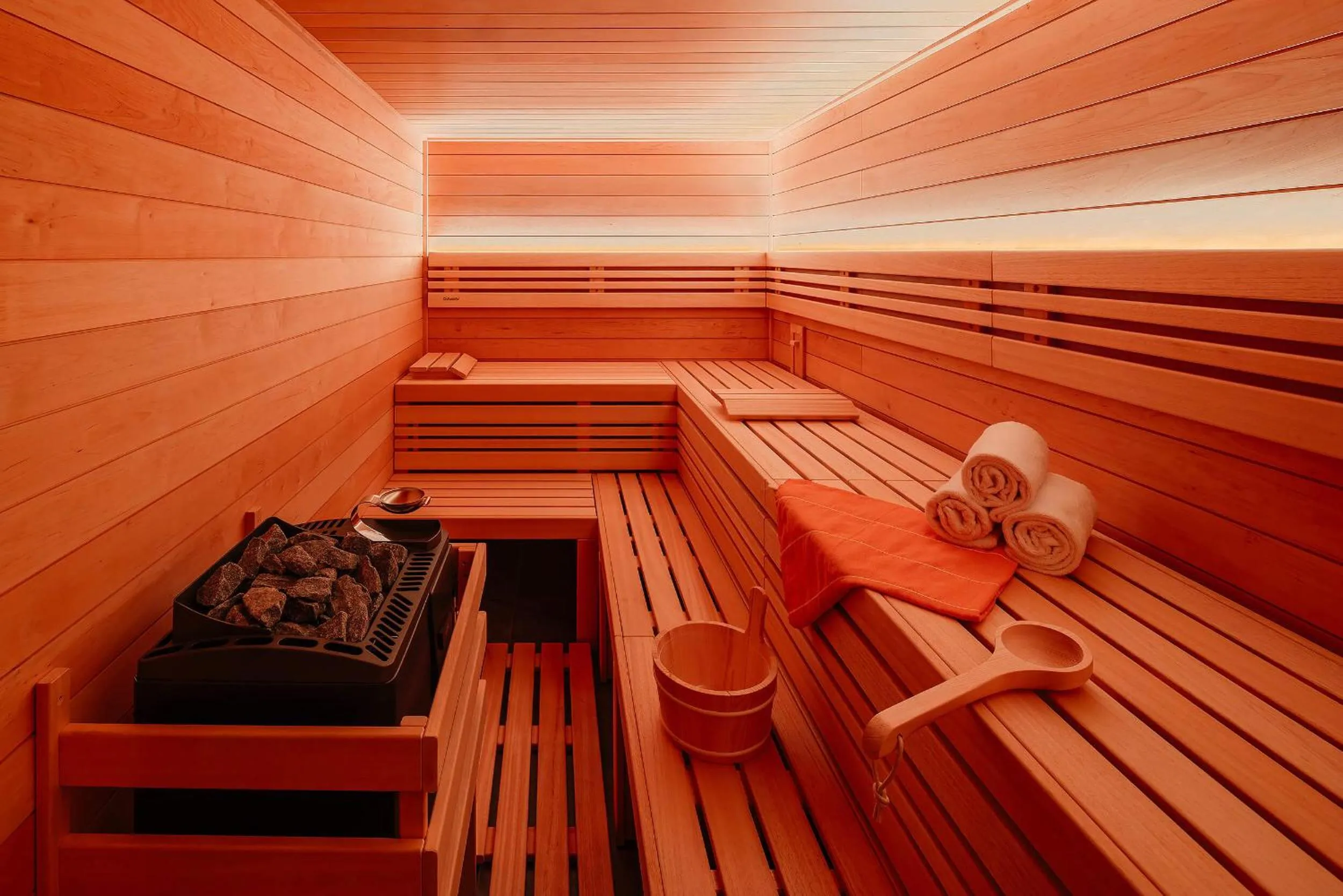 Sauna in Blue Orange Resort