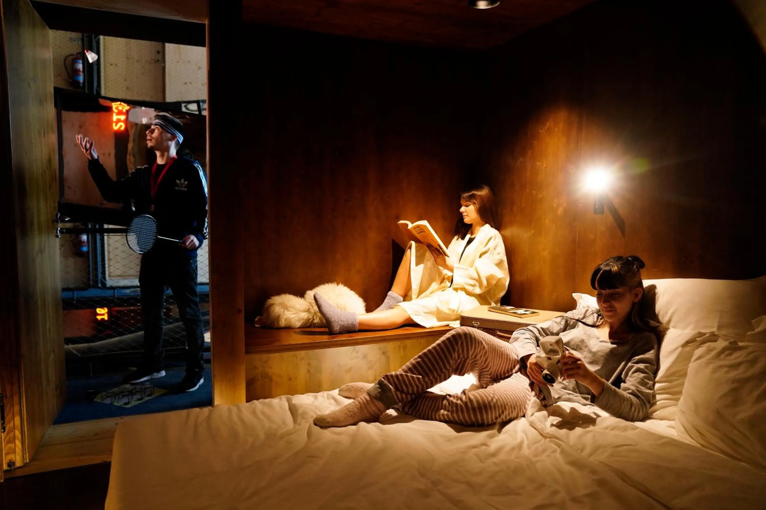 Bed in Zero Box Lodge Coimbra