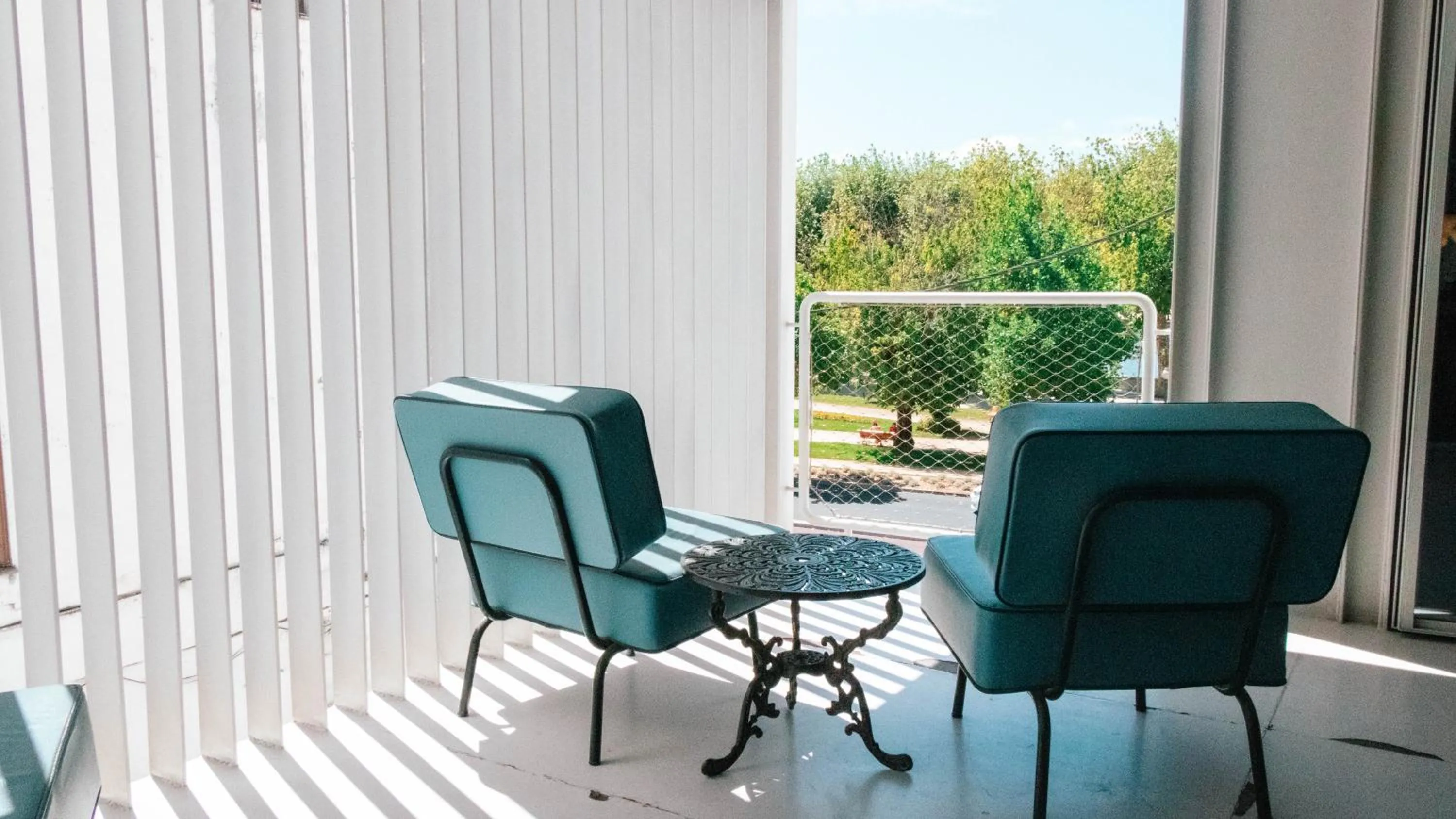 Balcony/Terrace in Zero Box Lodge Coimbra