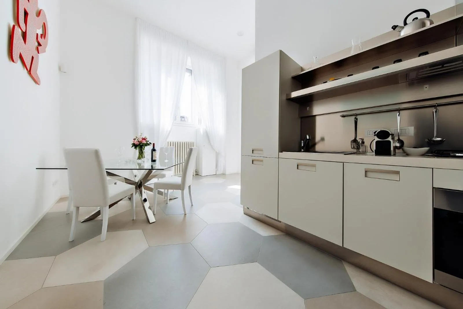 Kitchen or kitchenette in Luxury Loft Milano Castello