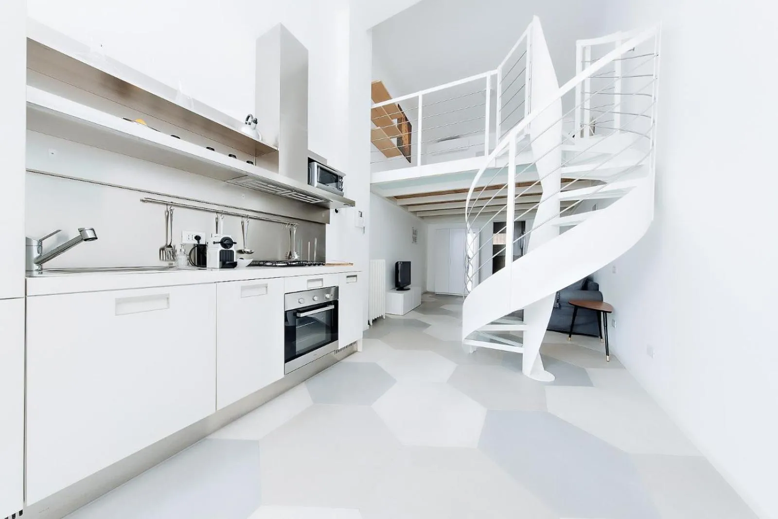 Kitchen or kitchenette in Luxury Loft Milano Castello